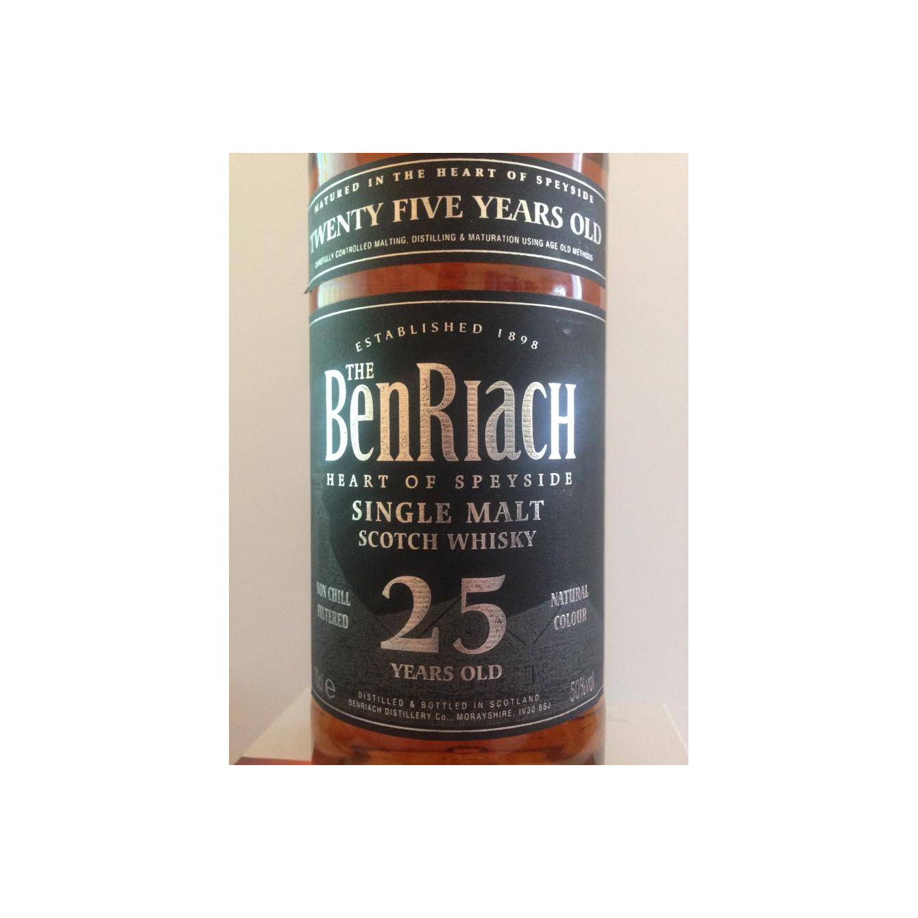 BenRiach 25 Years Single Malt Whisky 2