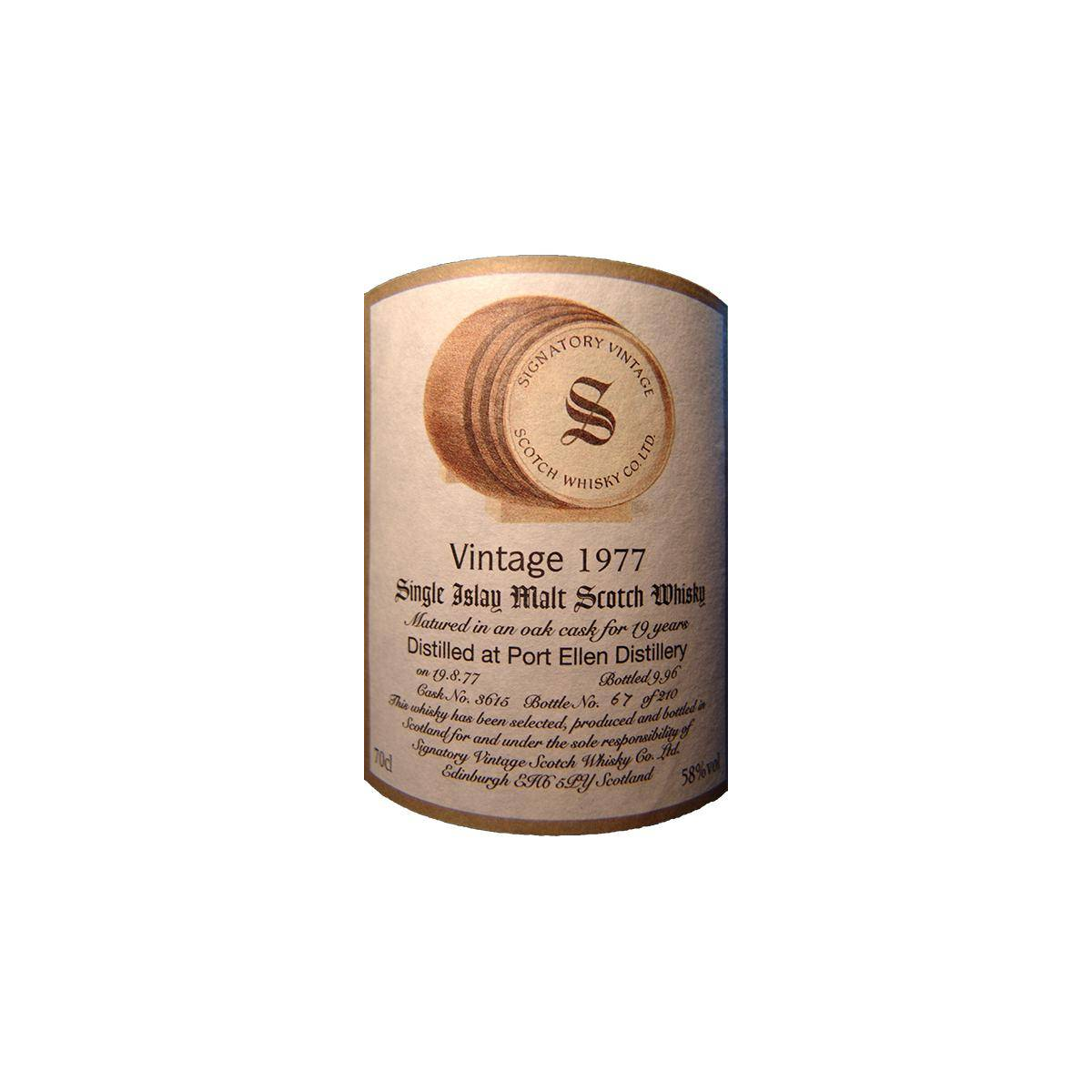 Port Ellen Vintage Collection - Dumpy 1977 19 Years Single Malt Whisky 2