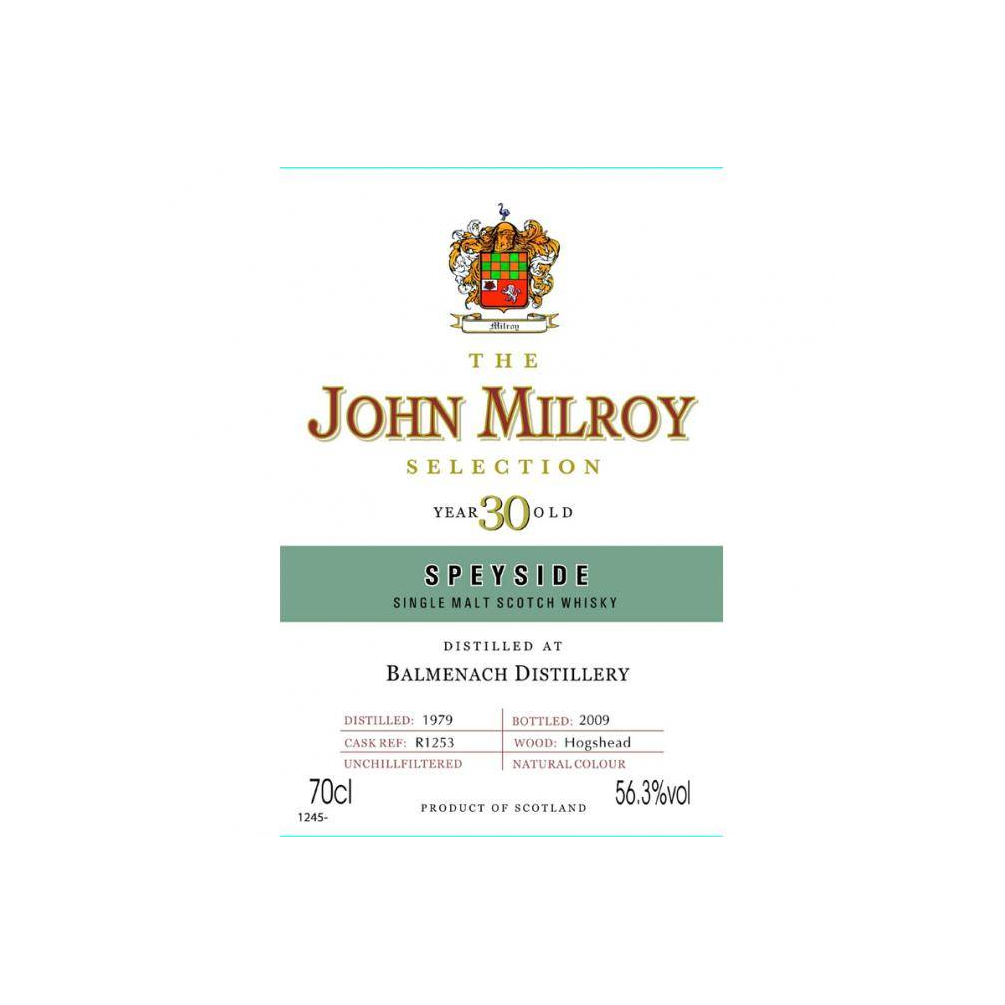 Balmenach 1979 30 Years Single Malt Whisky
