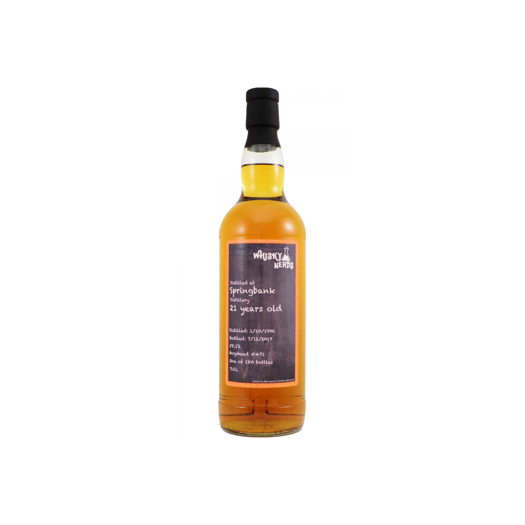Springbank 1996 21 Years Single Malt Whisky