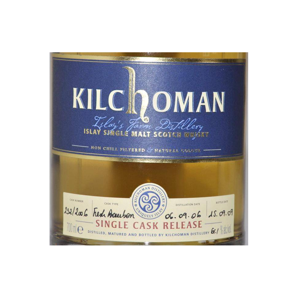 Kilchoman 2006 3 Years Single Malt Whisky 2
