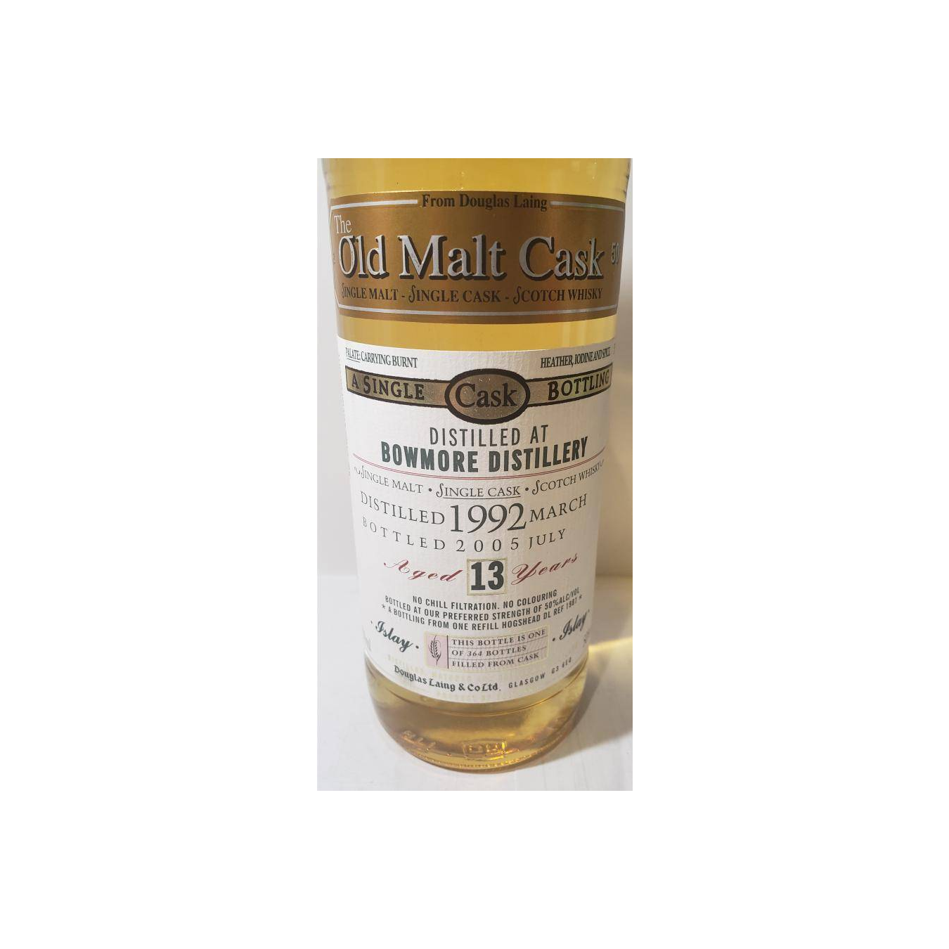 Bowmore Old Malt Cask 1992 13 Years Single Malt Whisky 2