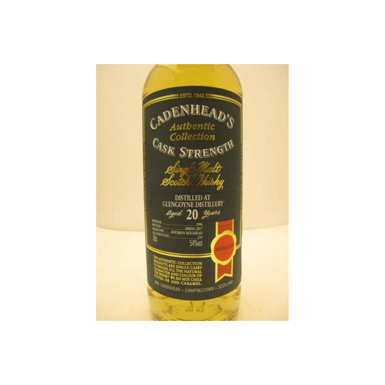 Glengoyne Authentic Collection 1996 20 Years Single Malt Whisky 2