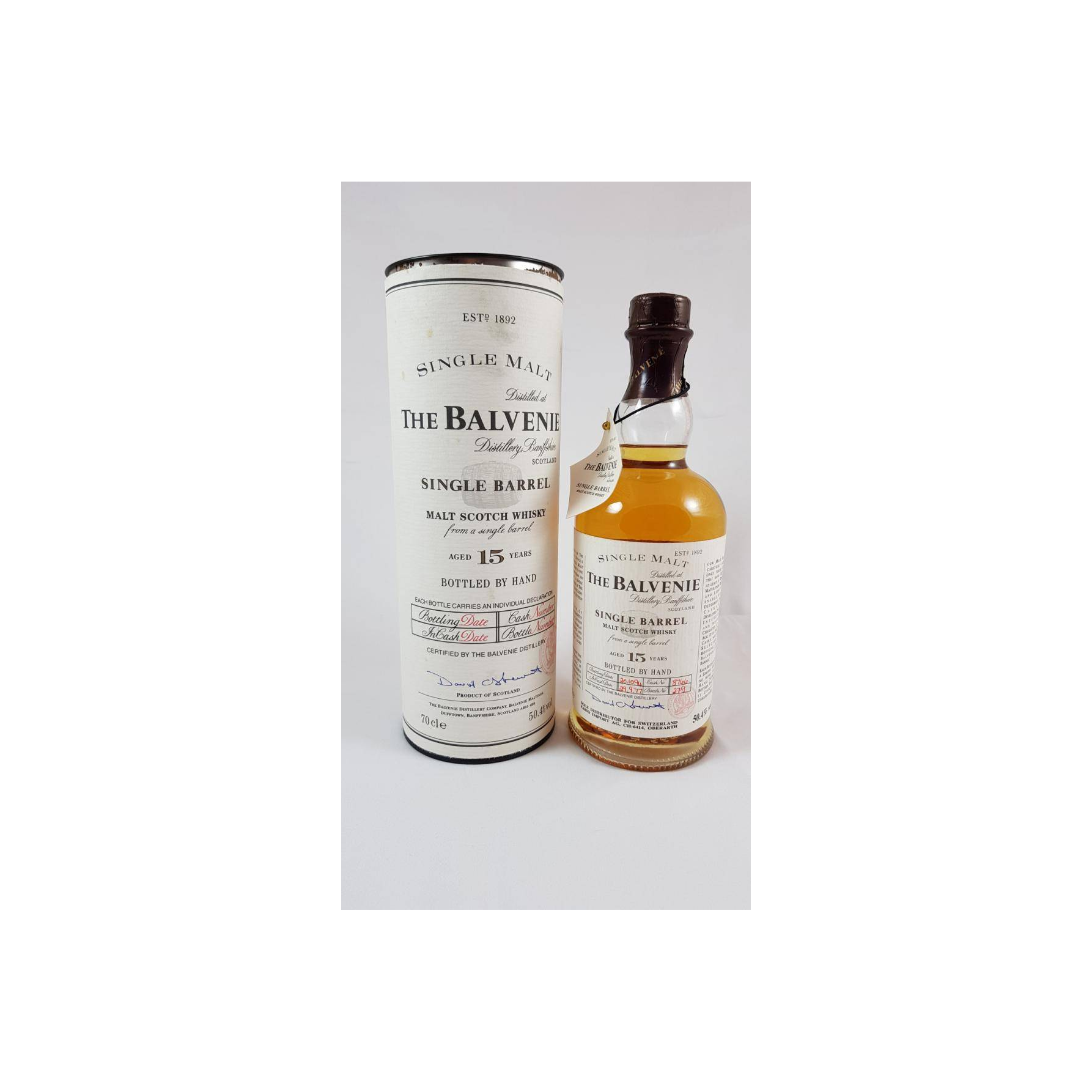 The Balvenie Single Cask 1977 15 Years Single Malt Whisky