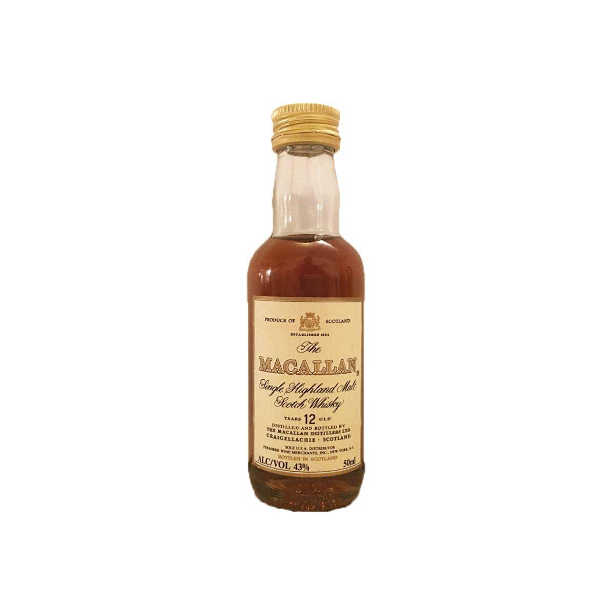 The Macallan Miniature 12 Years Single Malt Whisky 2