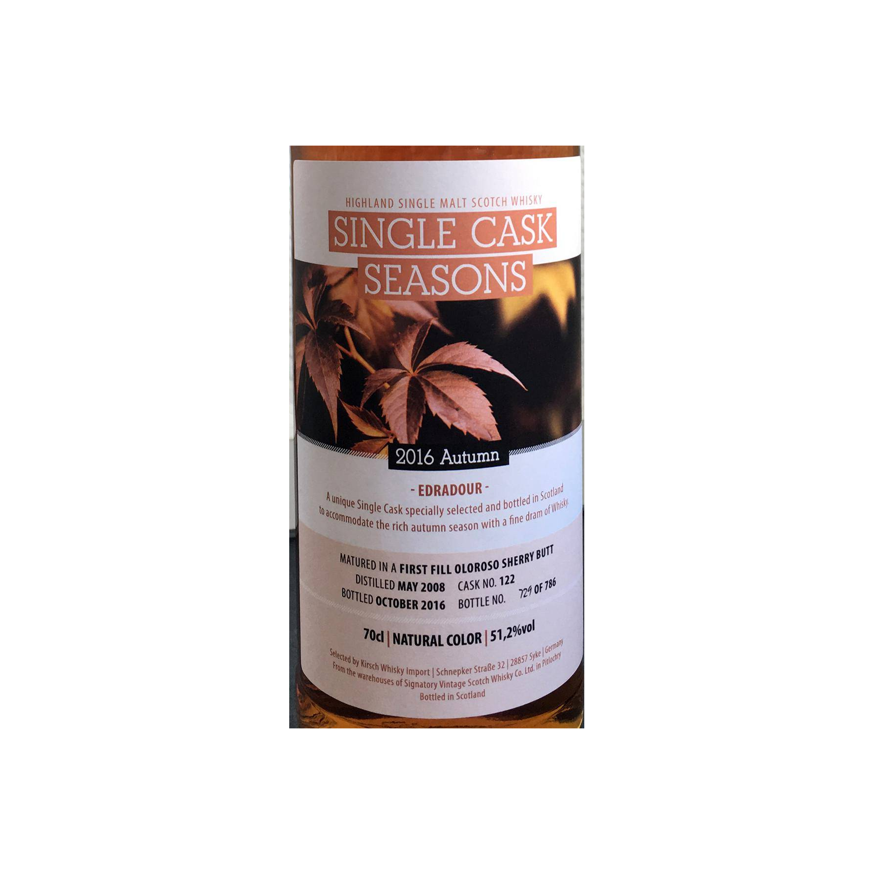 Edradour 2008 8 Years Single Malt Whisky 2