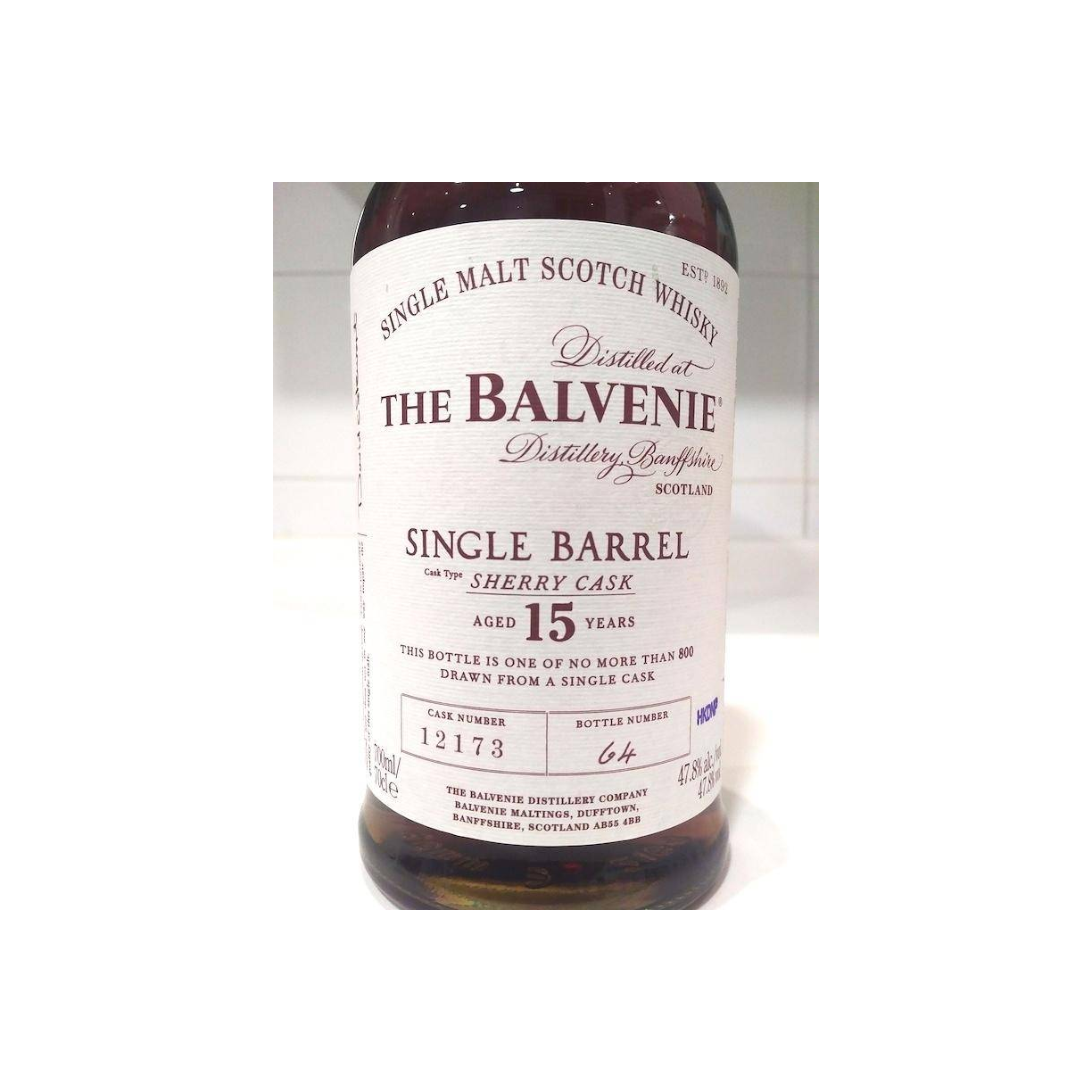 The Balvenie 15 Years Single Malt Whisky 3