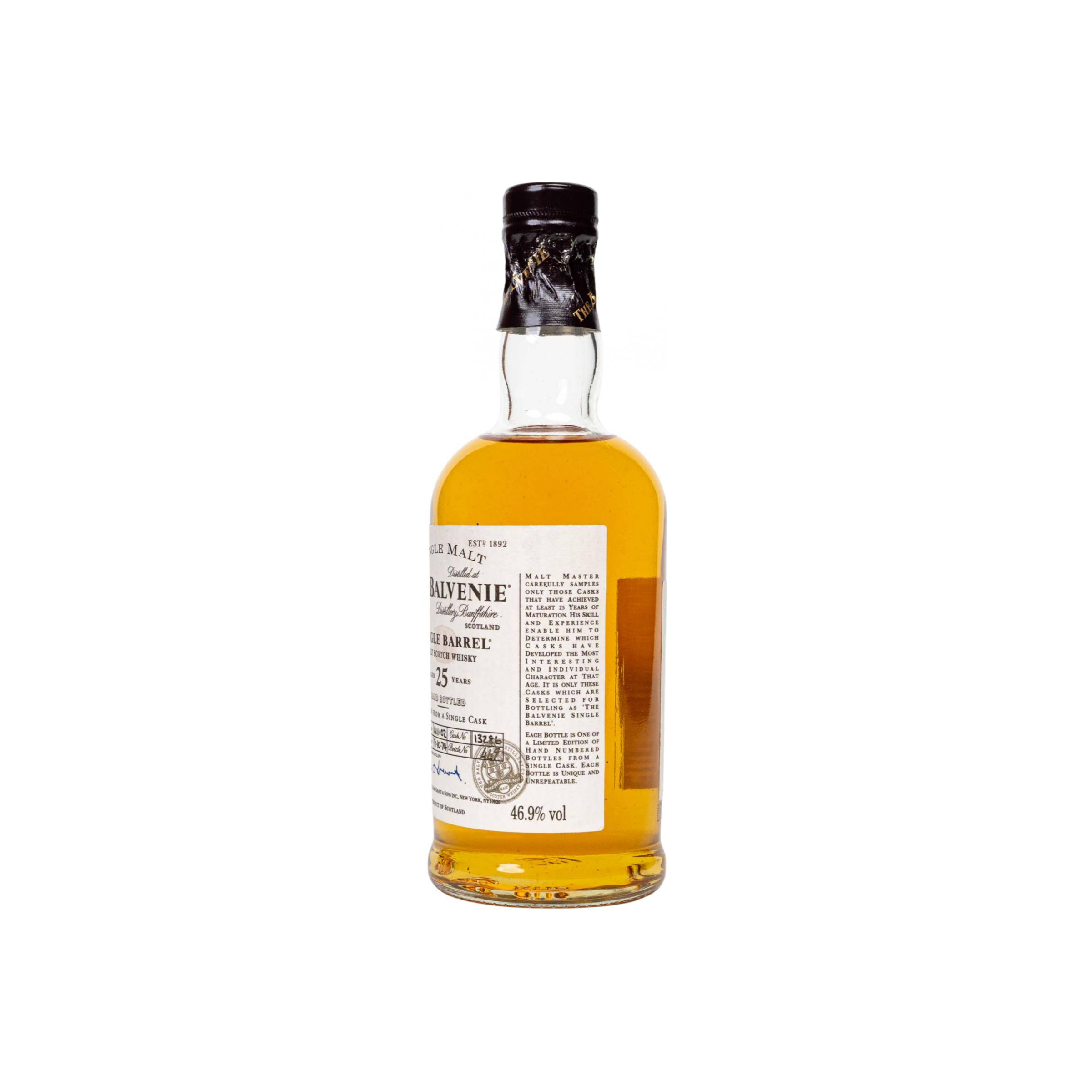 The Balvenie Single Cask 1974 25 Years Single Malt Whisky 3