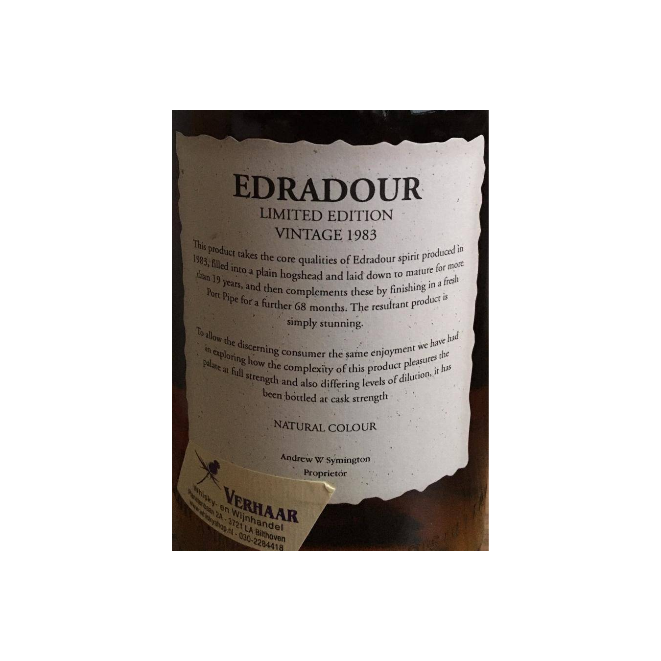 Edradour 1983 25 Years Single Malt Whisky 3