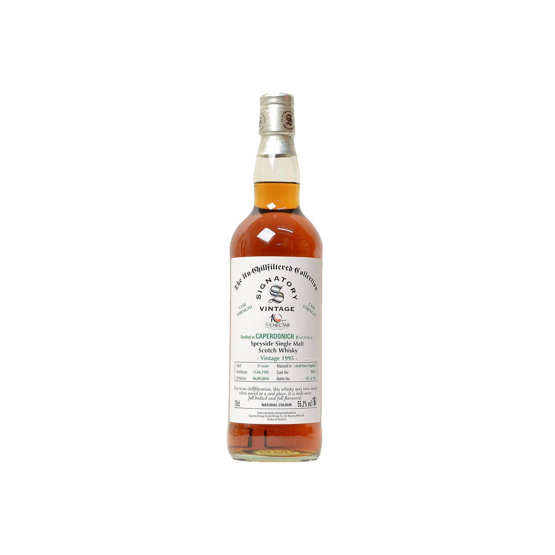 Caperdonich 1995 21 Years Single Malt Whisky