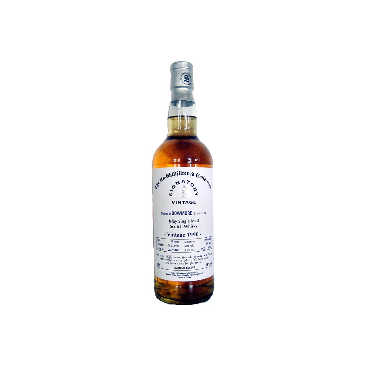 Bowmore The Un-Chillfiltered Collection 1990 19 Years Single Malt Whisky