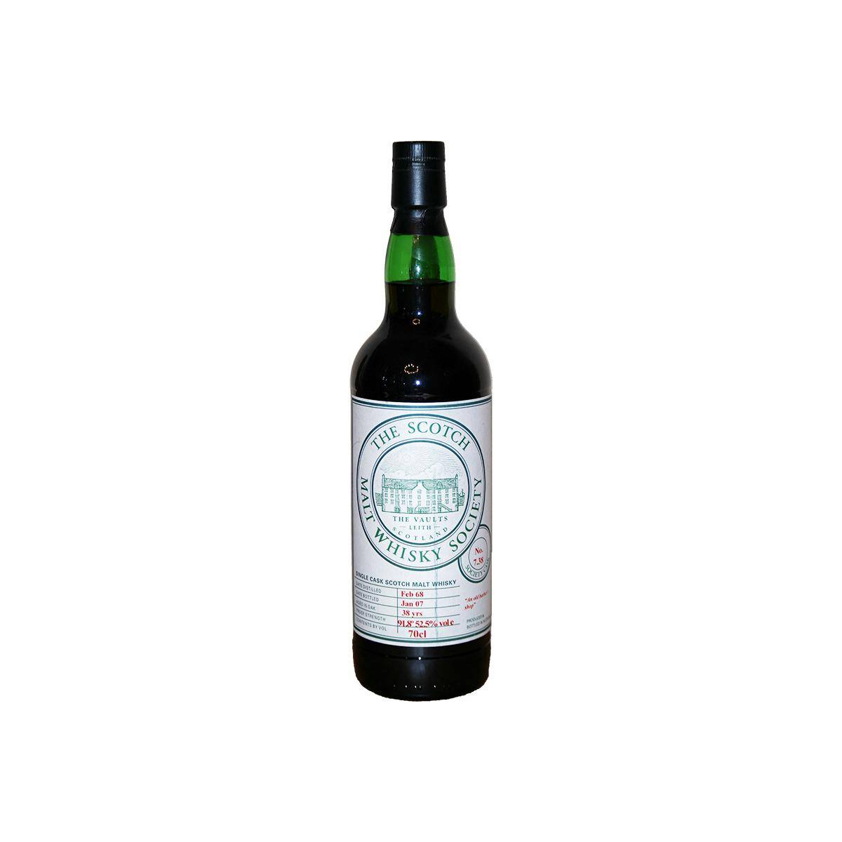 The Scotch Malt Whisky Society 1968 38 Years Single Malt Whisky
