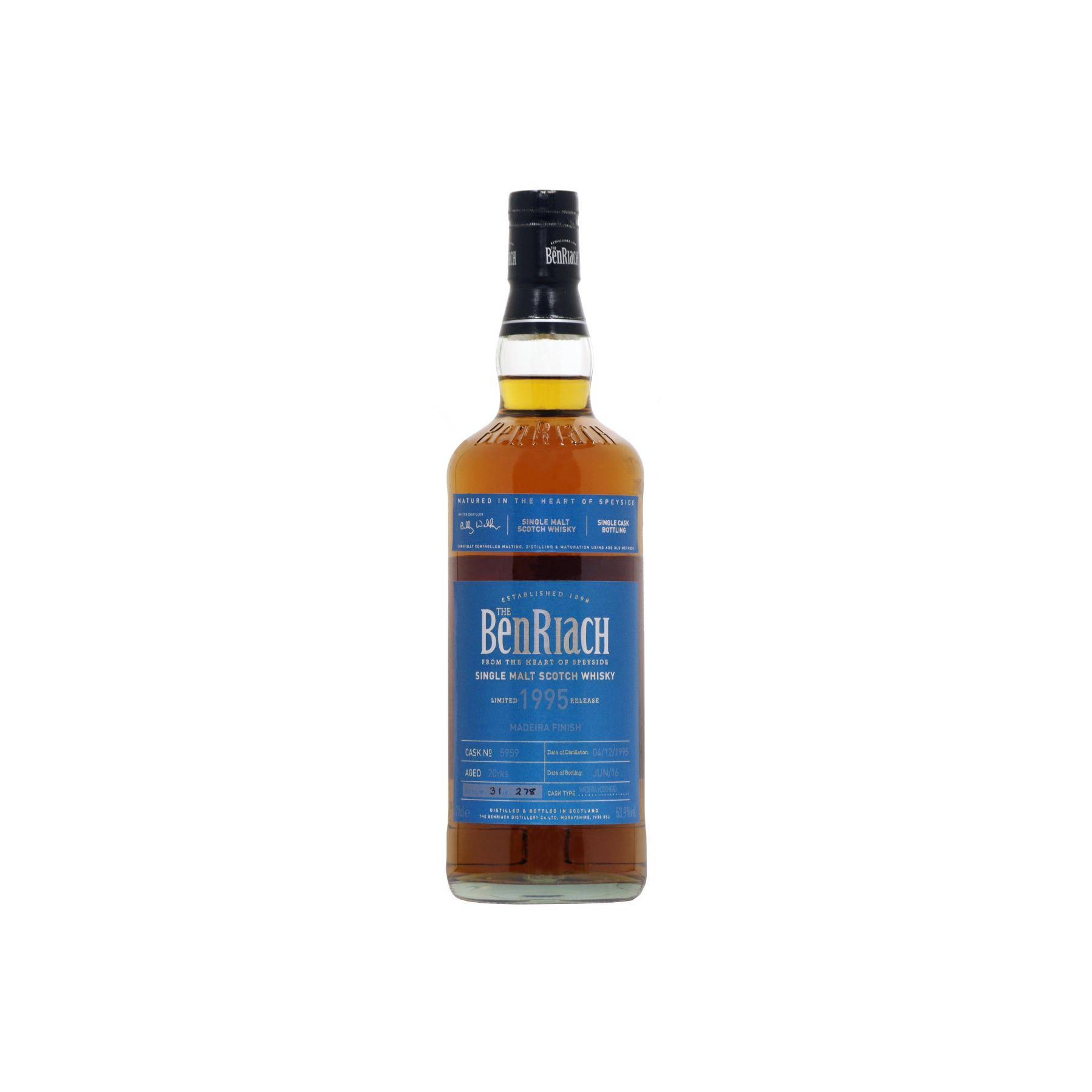 BenRiach 1995 20 Years Single Malt Whisky