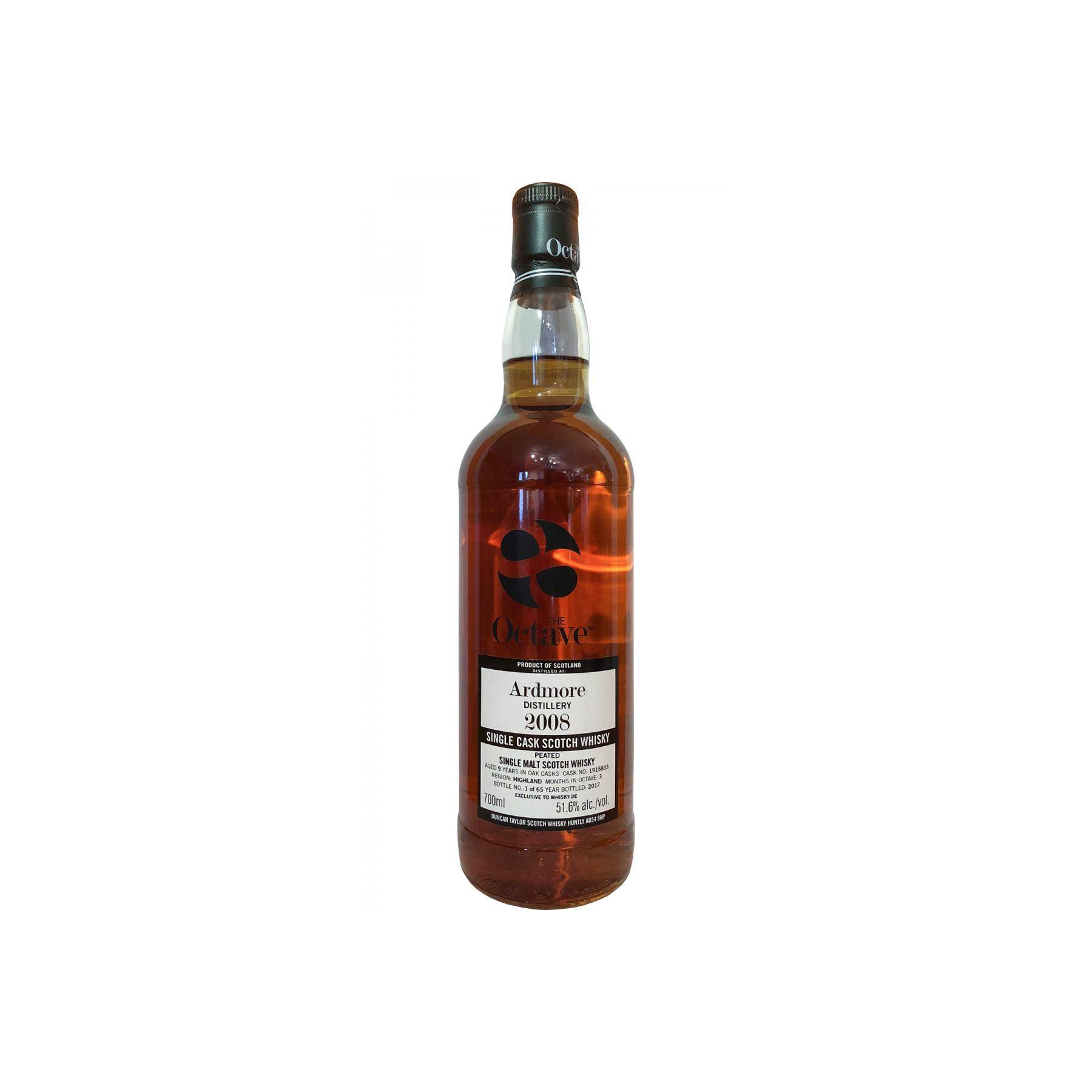 Ardmore The Octave 2008 9 Years Single Malt Whisky