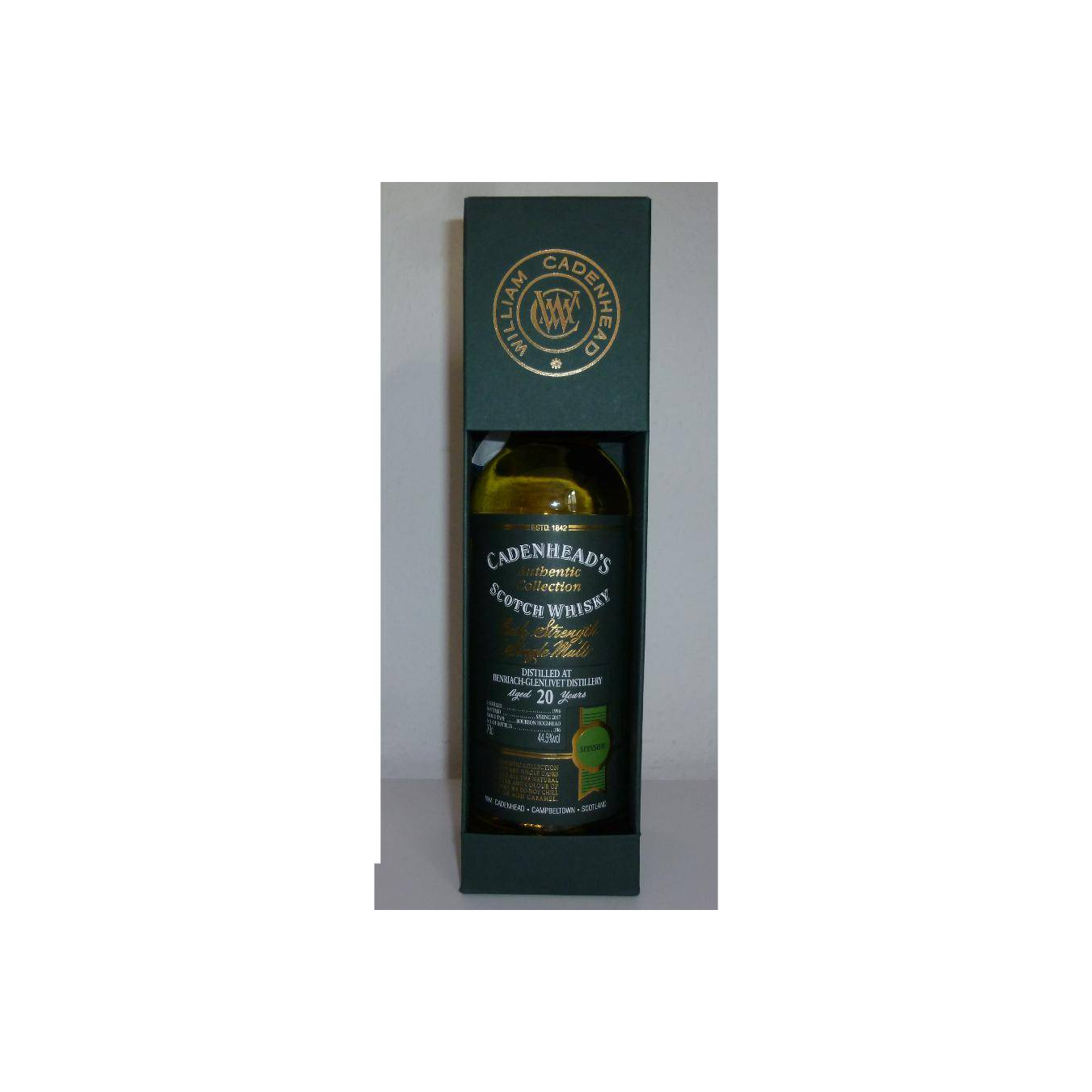 BenRiach Authentic Collection 1996 20 Years Single Malt Whisky 2
