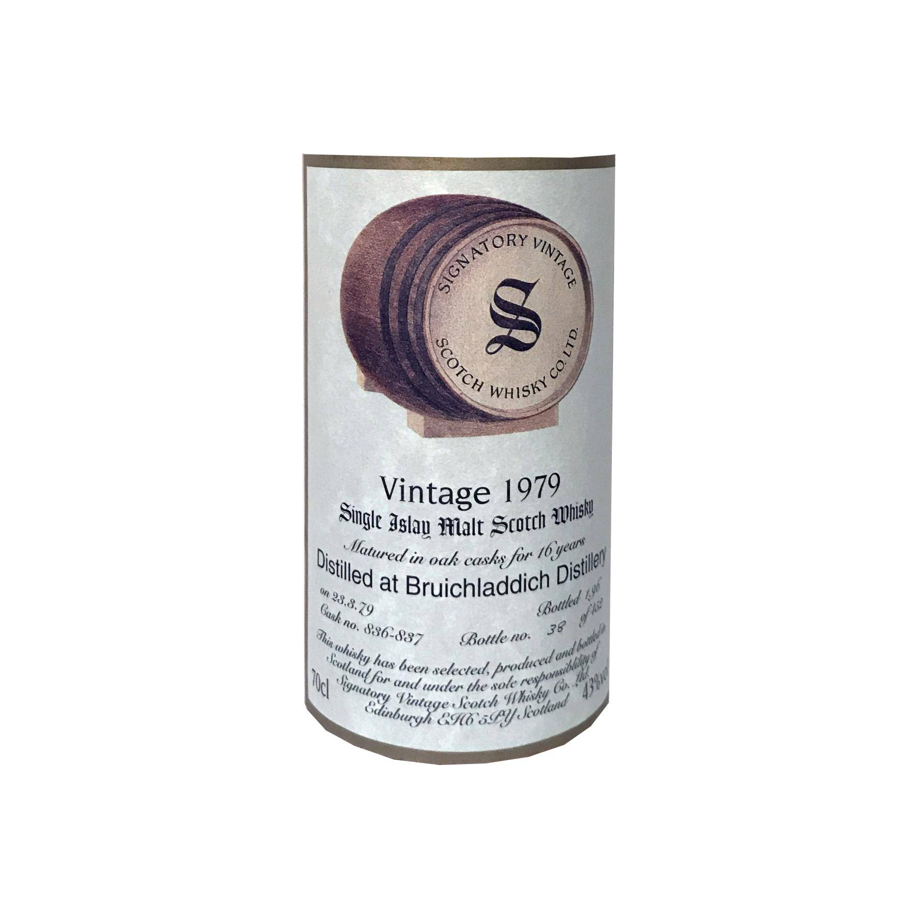 Bruichladdich Vintage Collection 1979 16 Years Single Malt Whisky 3