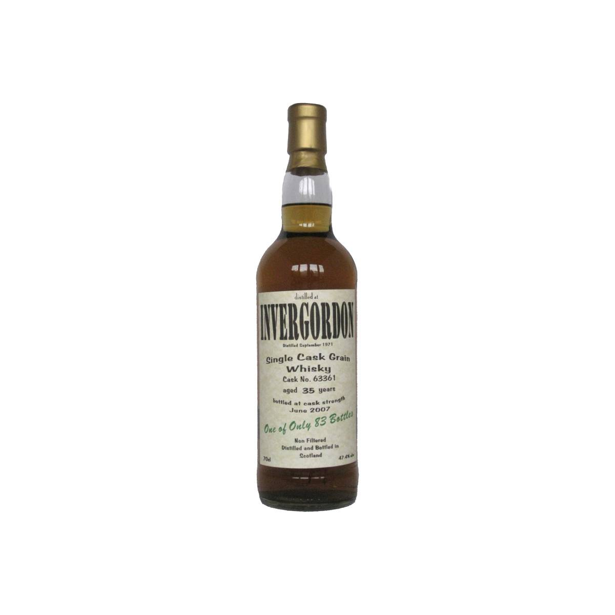 Invergordon 1971 35 Years Single Grain Whisky