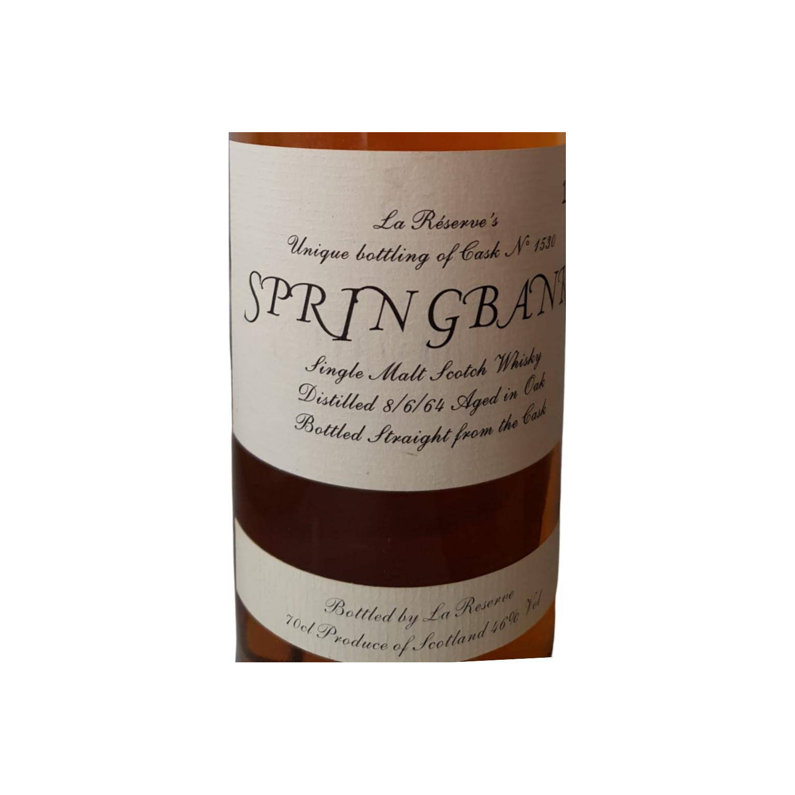 Springbank 1964 Single Malt Whisky 2