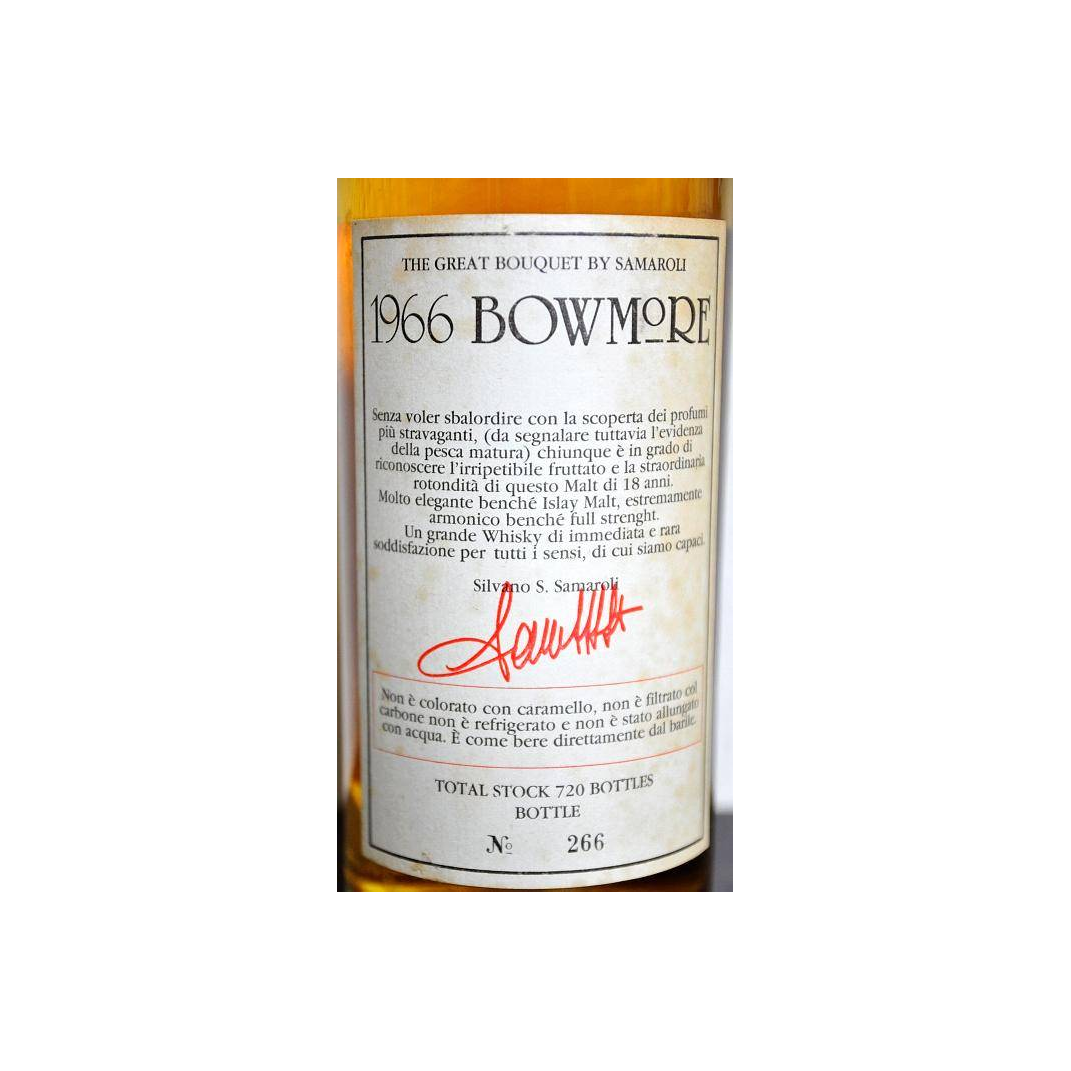 Bowmore 1966 18 Years Single Malt Whisky 3