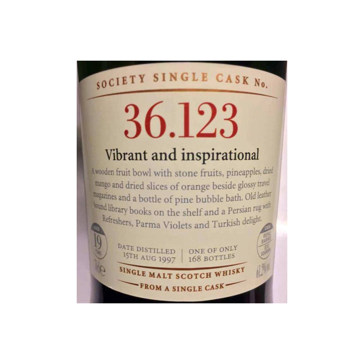 The Scotch Malt Whisky Society 1997 19 Years Single Malt Whisky 2