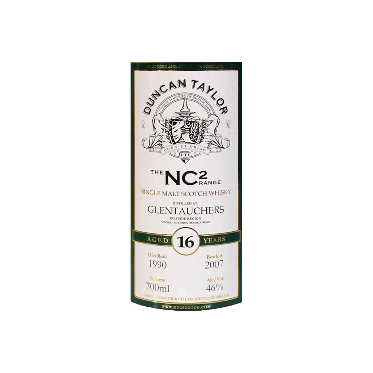 Glentauchers 1990 16 Years Single Malt Whisky 2