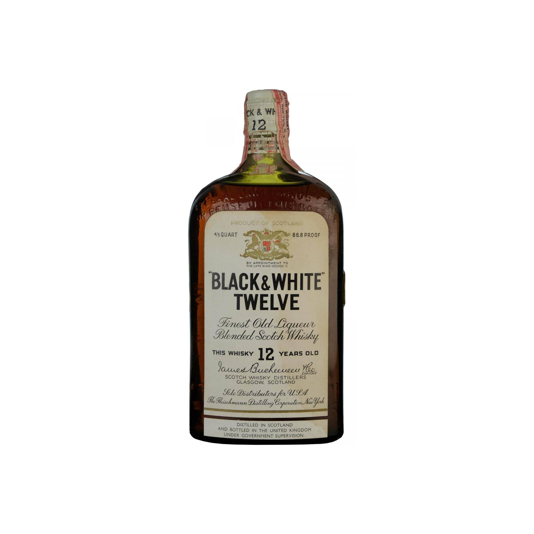 Black & White 12 Years Blended Whisky
