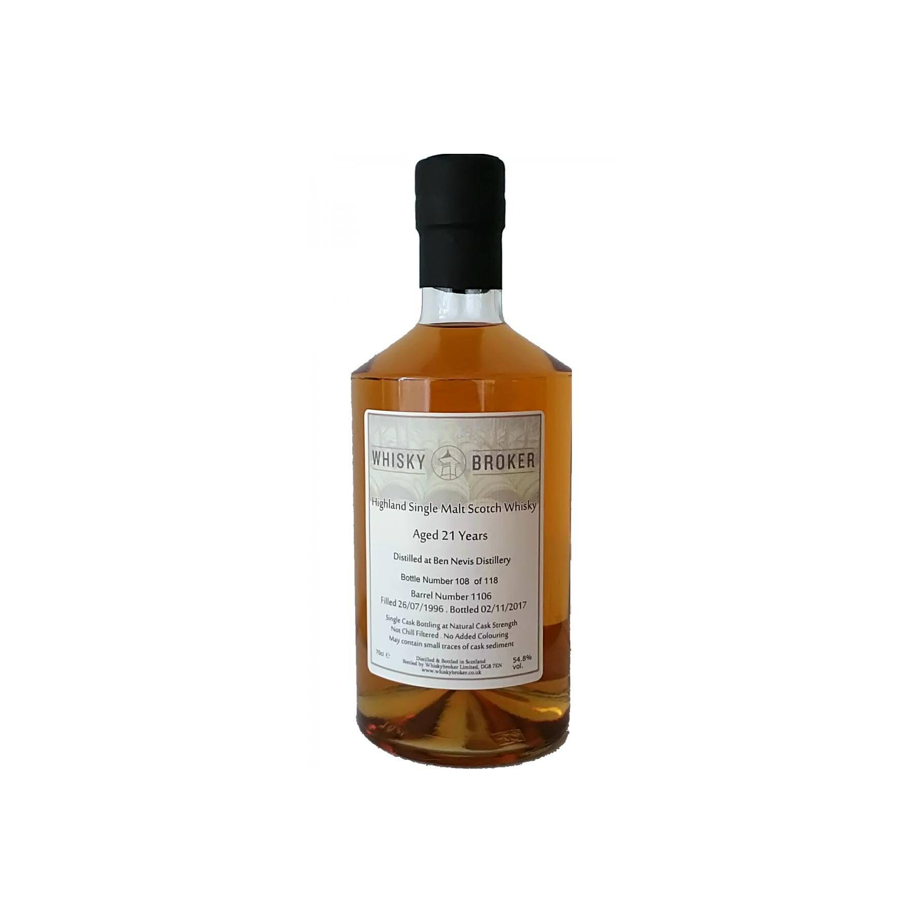 Ben Nevis 1996 21 Years Single Malt Whisky