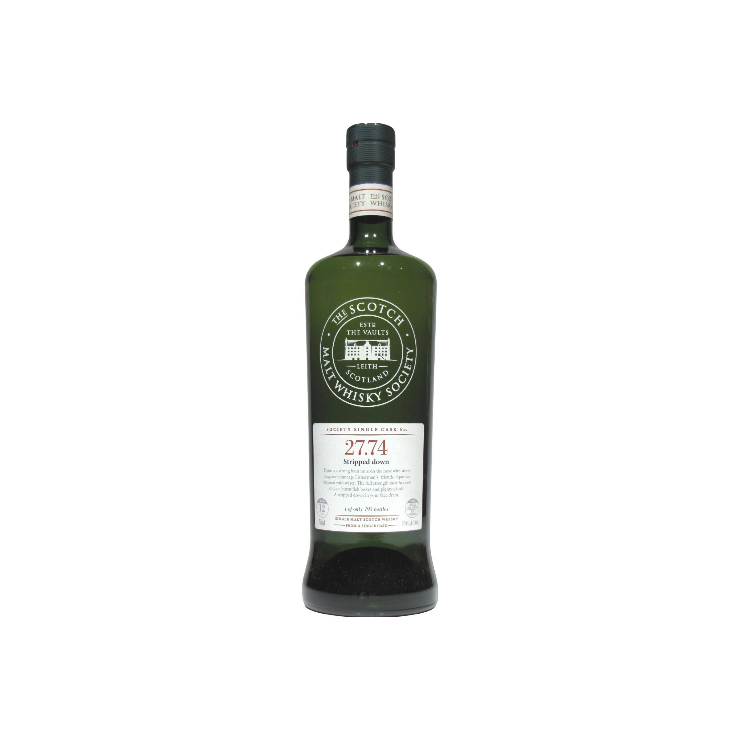 The Scotch Malt Whisky Society 1996 12 Years Single Malt Whisky