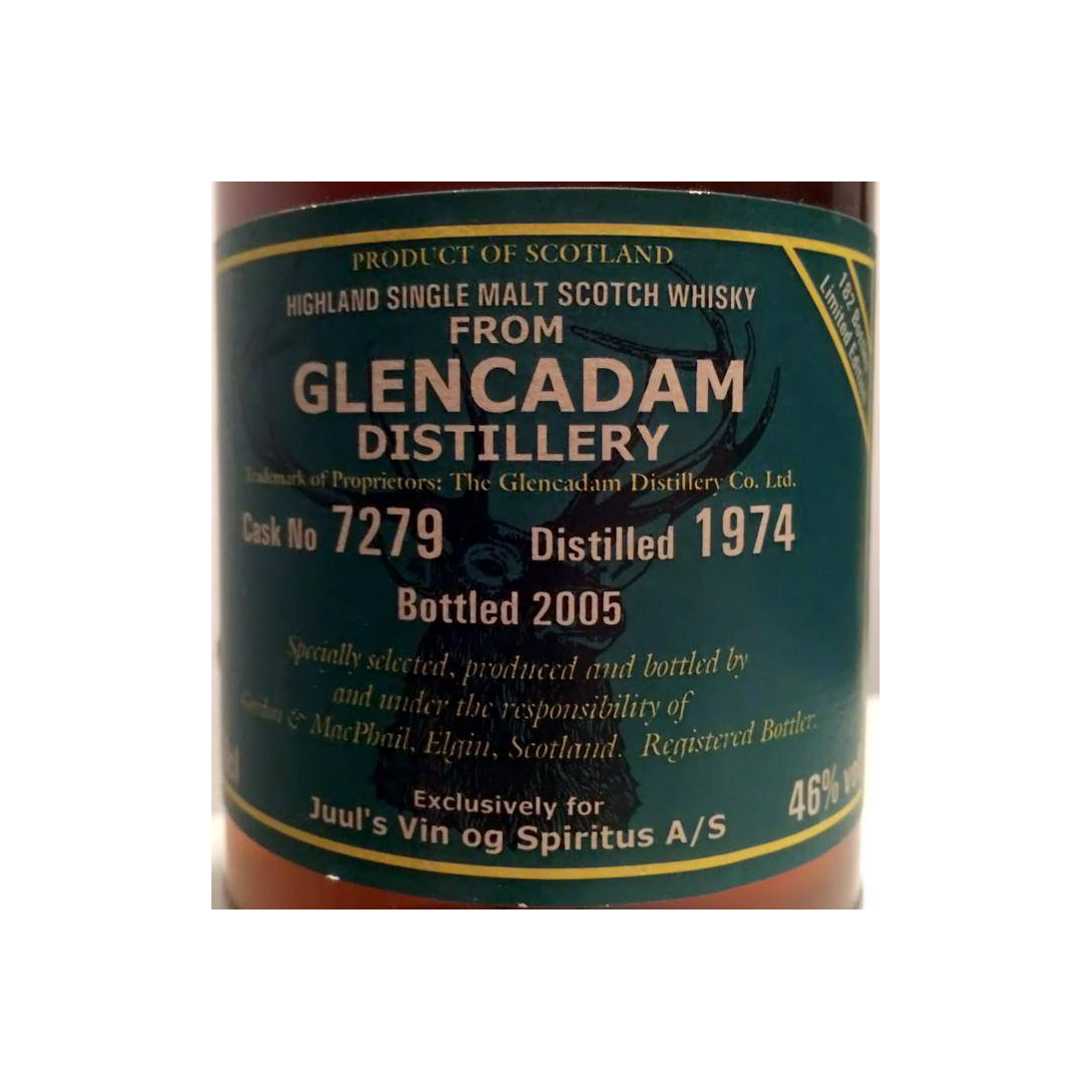 Glencadam Reserve 1974 31 Years Single Malt Whisky