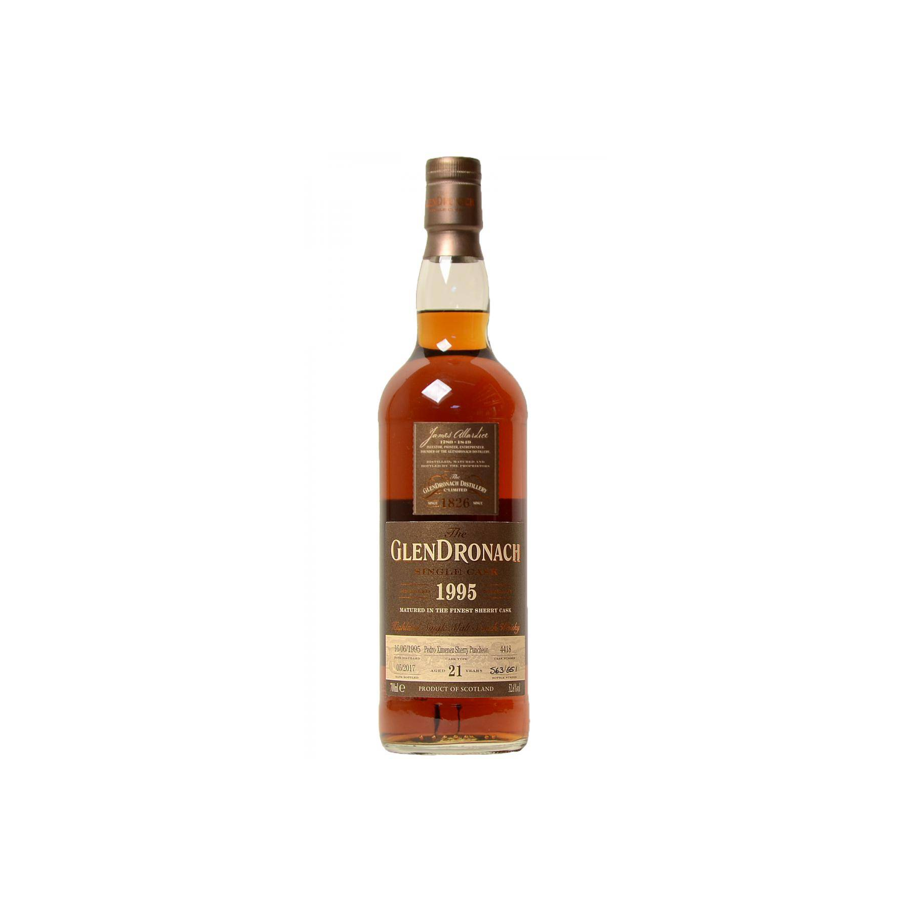 GlenDronach 1995 21 Years Single Malt Whisky