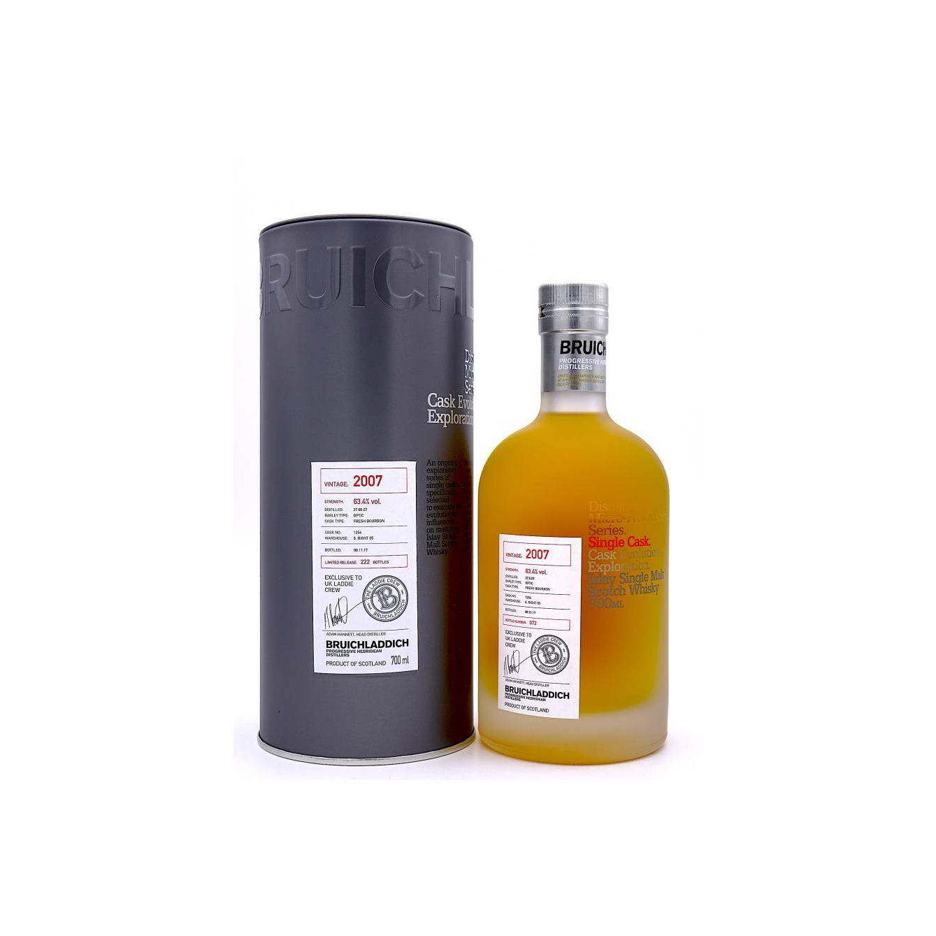 Bruichladdich 2007 10 Years Single Malt Whisky 3