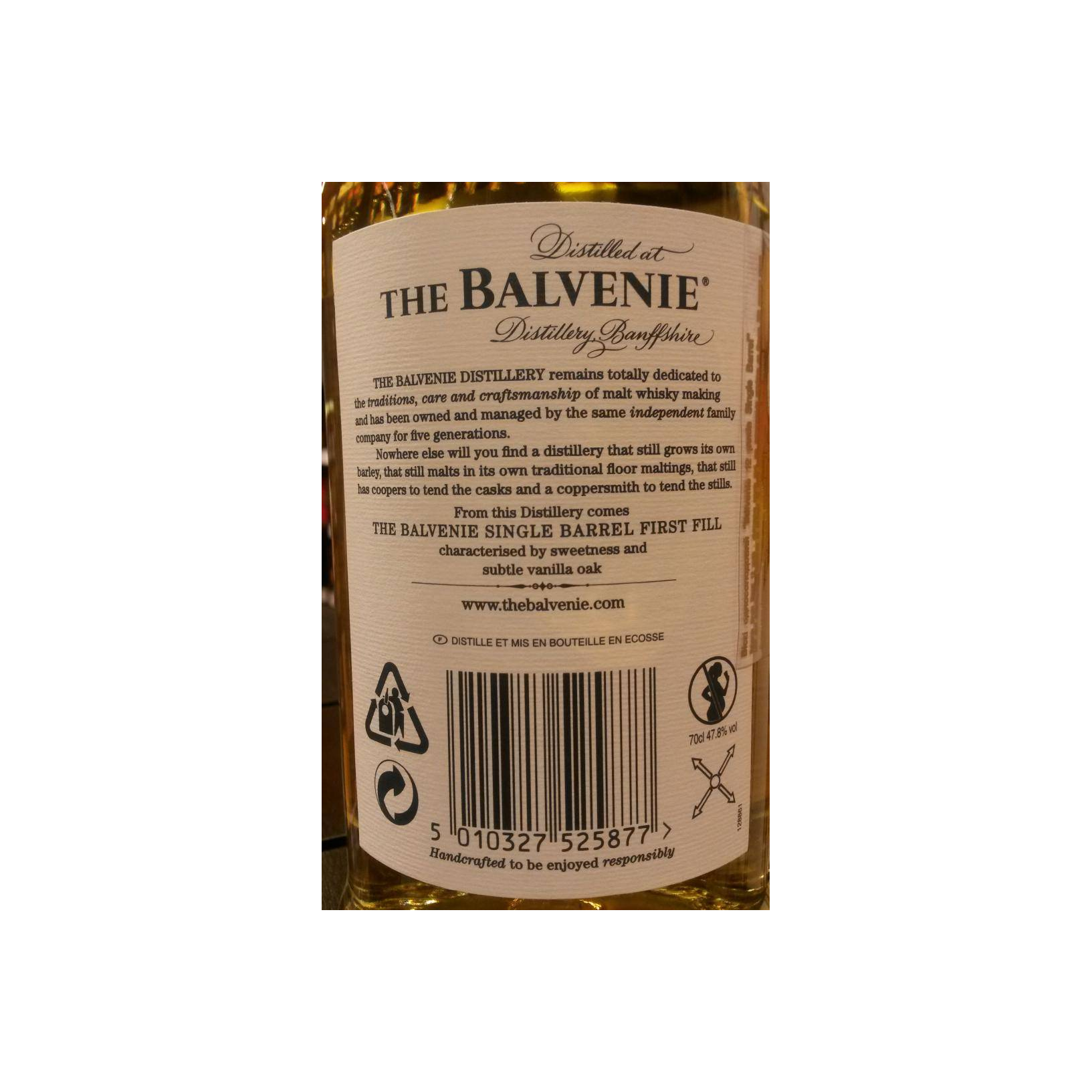 The Balvenie Single Cask 12 Years Single Malt Whisky 2