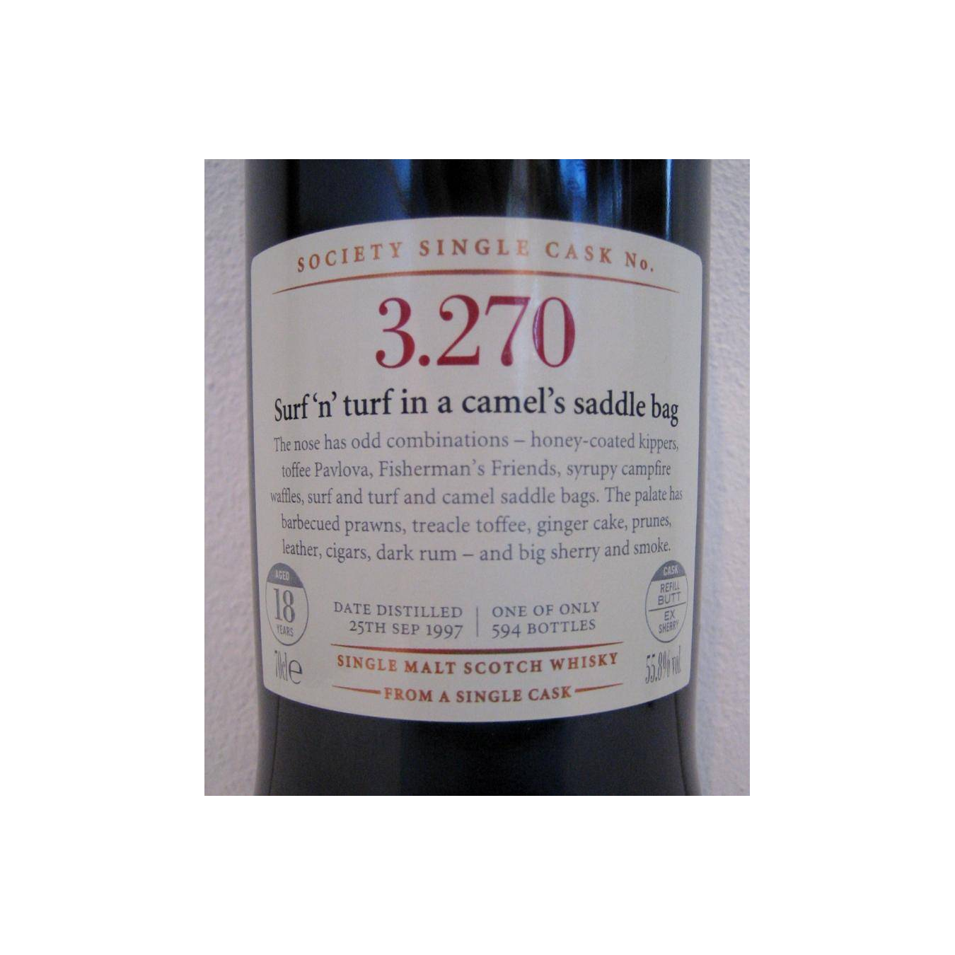 The Scotch Malt Whisky Society 1997 18 Years Single Malt Whisky 2