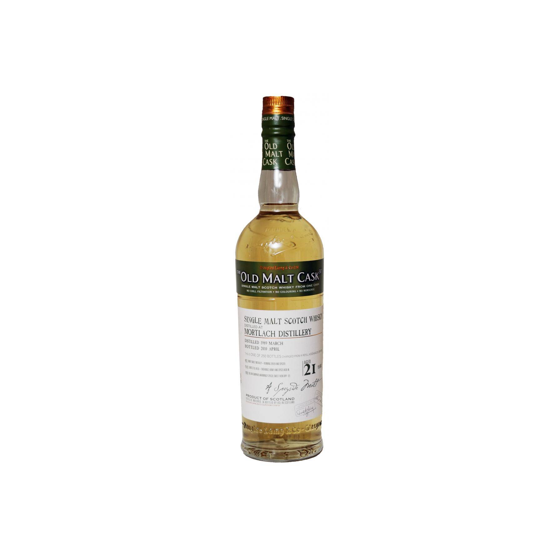 Mortlach Old Malt Cask 1989 21 Years Single Malt Whisky