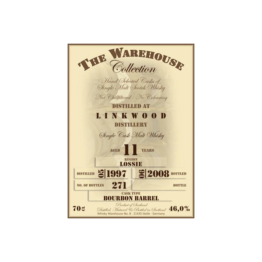Linkwood 1997 11 Years Single Malt Whisky