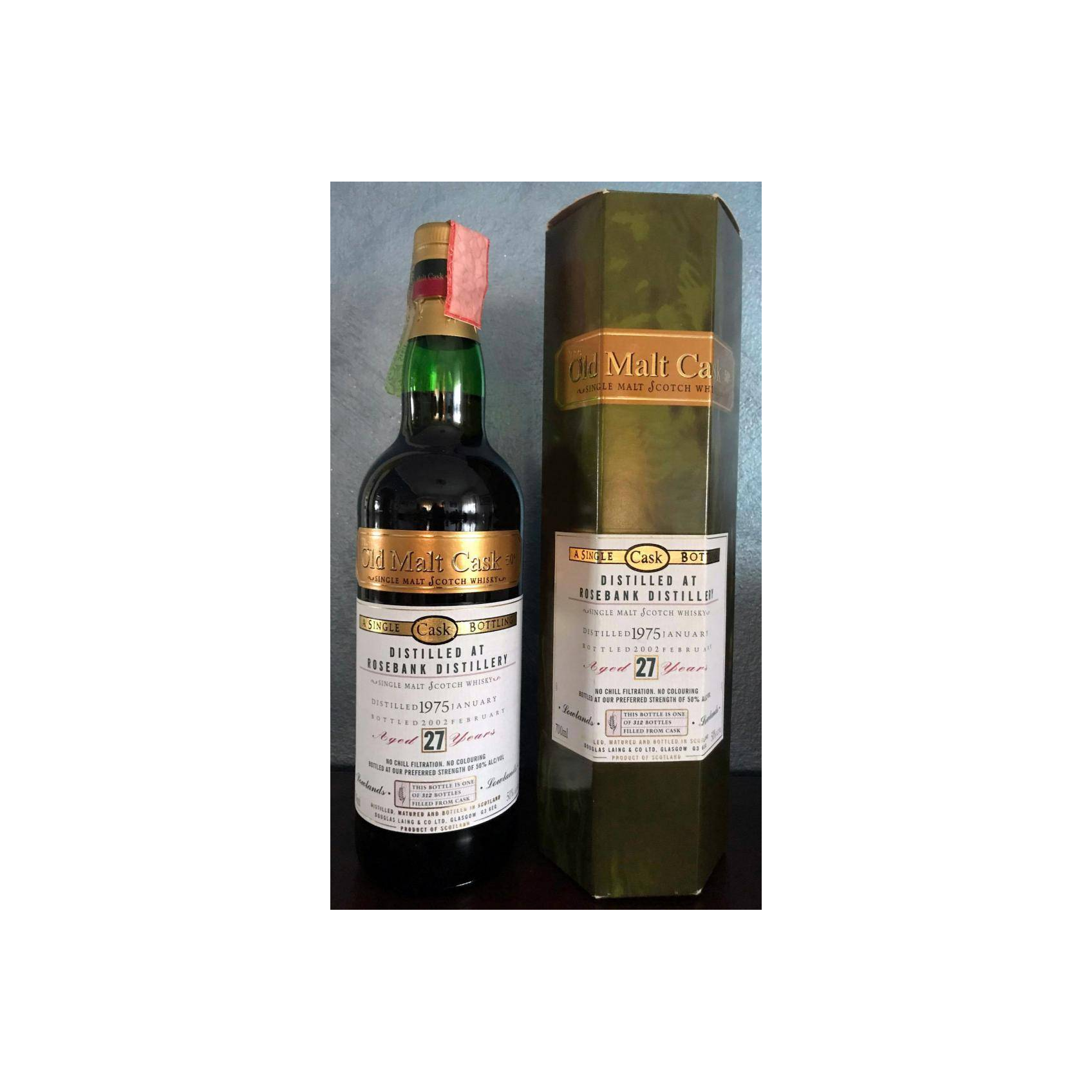 Rosebank Old Malt Cask 1975 27 Years Single Malt Whisky 2