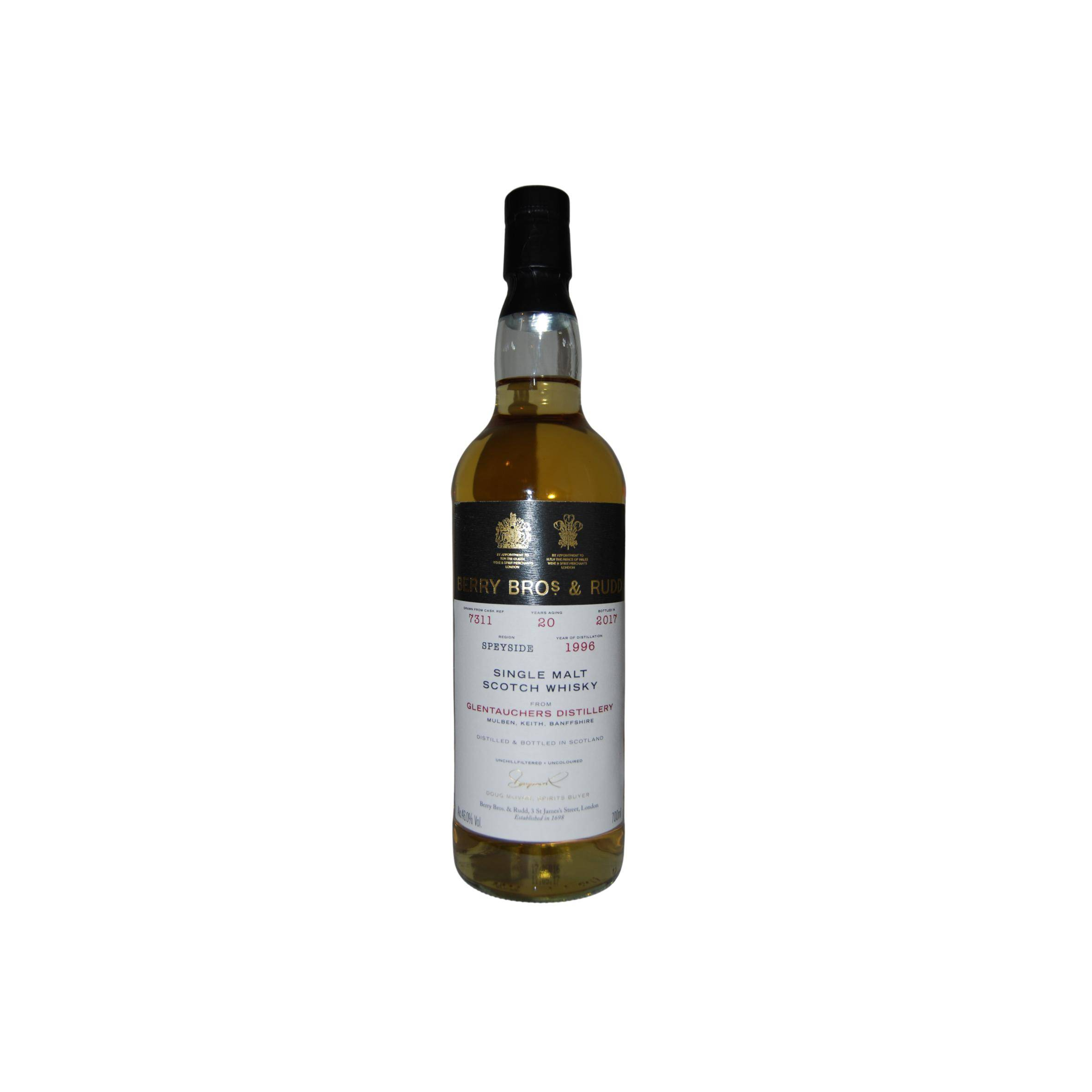 Glentauchers 1996 20 Years Single Malt Whisky