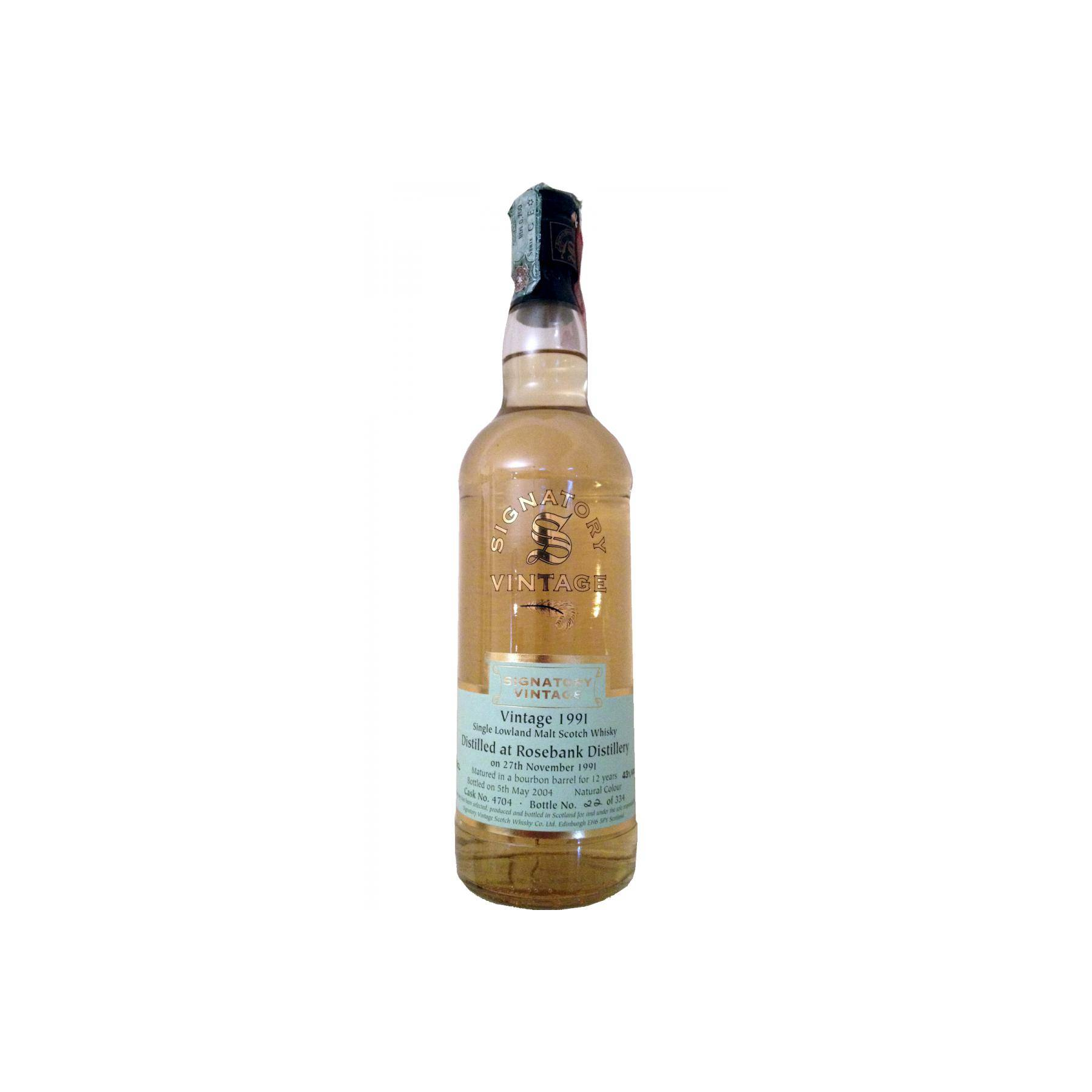 Rosebank Vintage Collection 1991 12 Years Single Malt Whisky