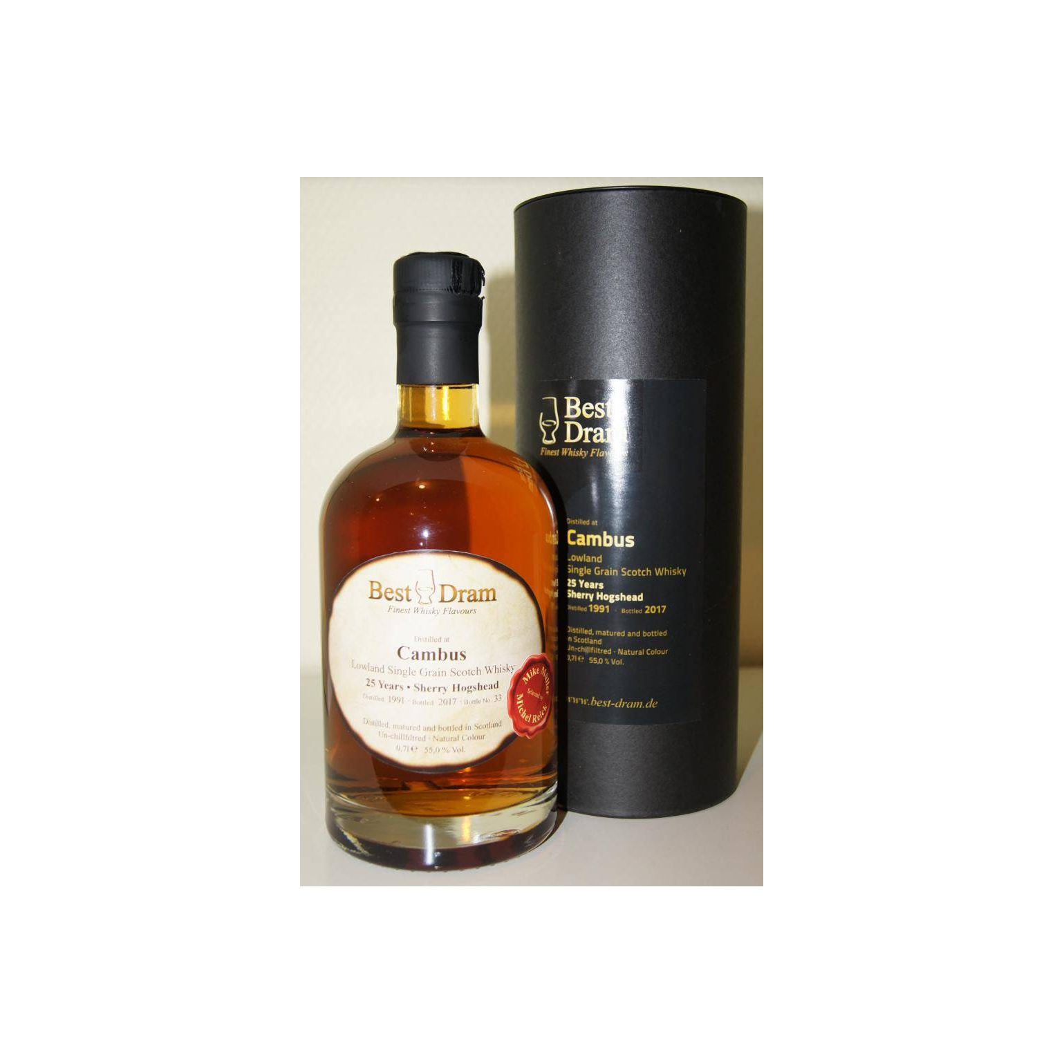 Cambus 1991 25 Years Single Grain Whisky