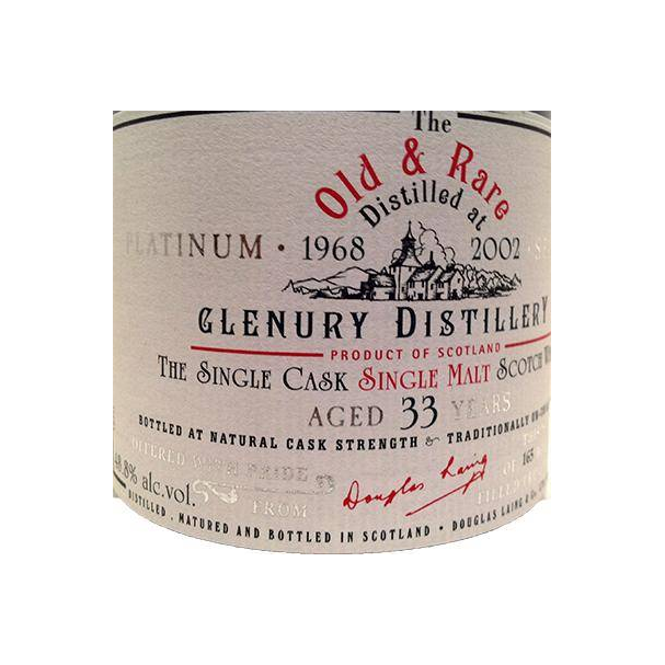 Glenury Royal 1968 33 Years Single Malt Whisky 2