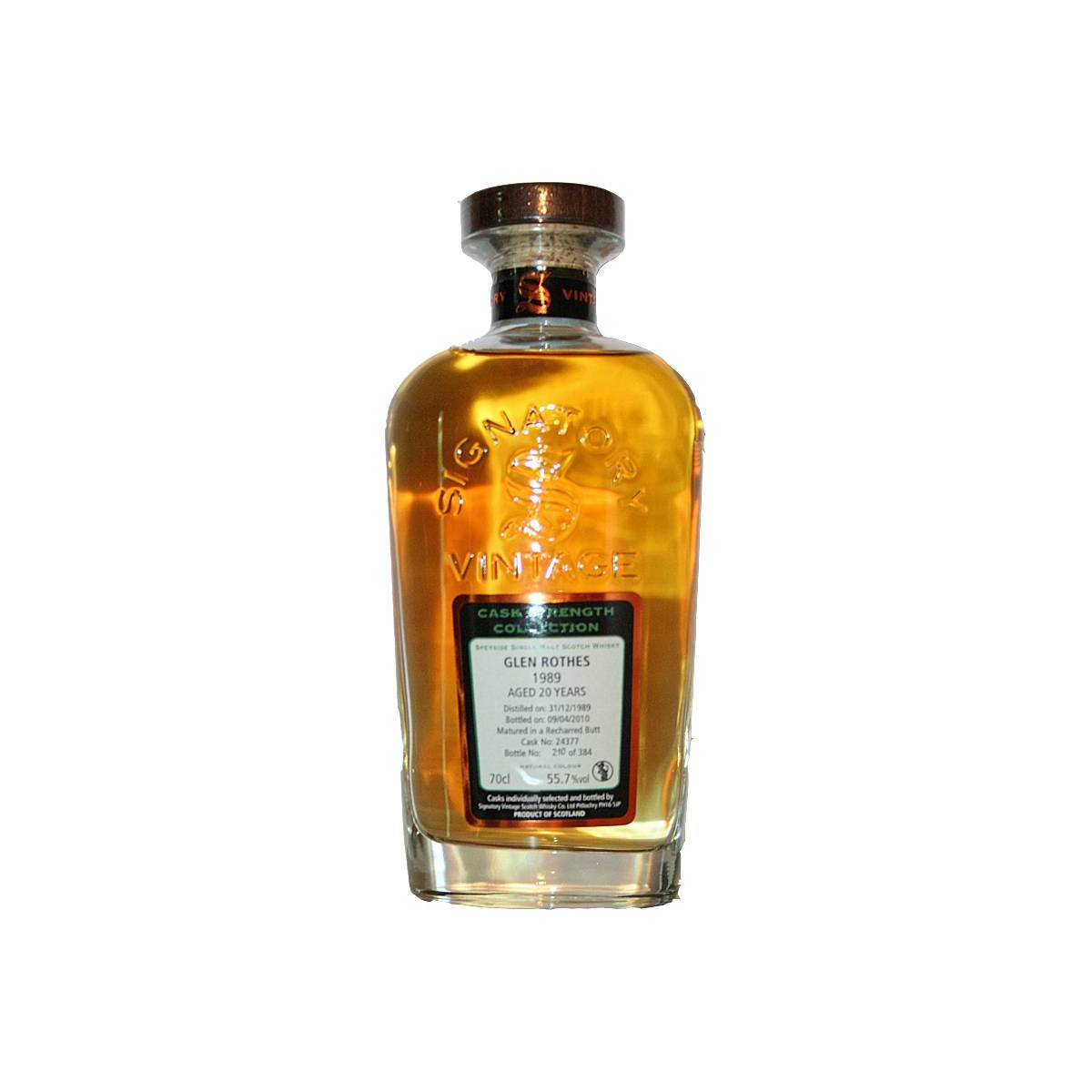 The Glenrothes Cask Strength Collection 1989 20 Years Single Malt Whisky
