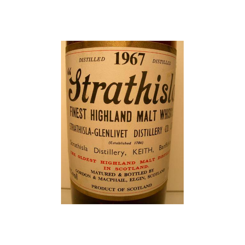 Strathisla Licensed Bottling 1967 27 Years Single Malt Whisky 2