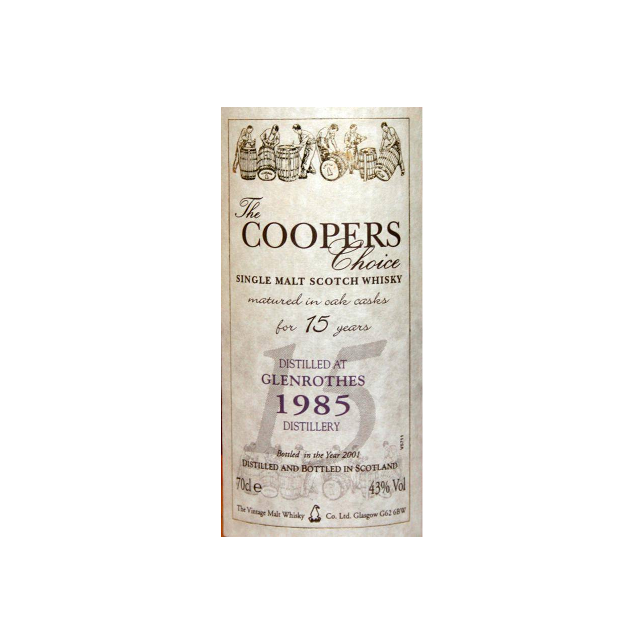The Glenrothes The Cooper's Choice 1985 15 Years Single Malt Whisky