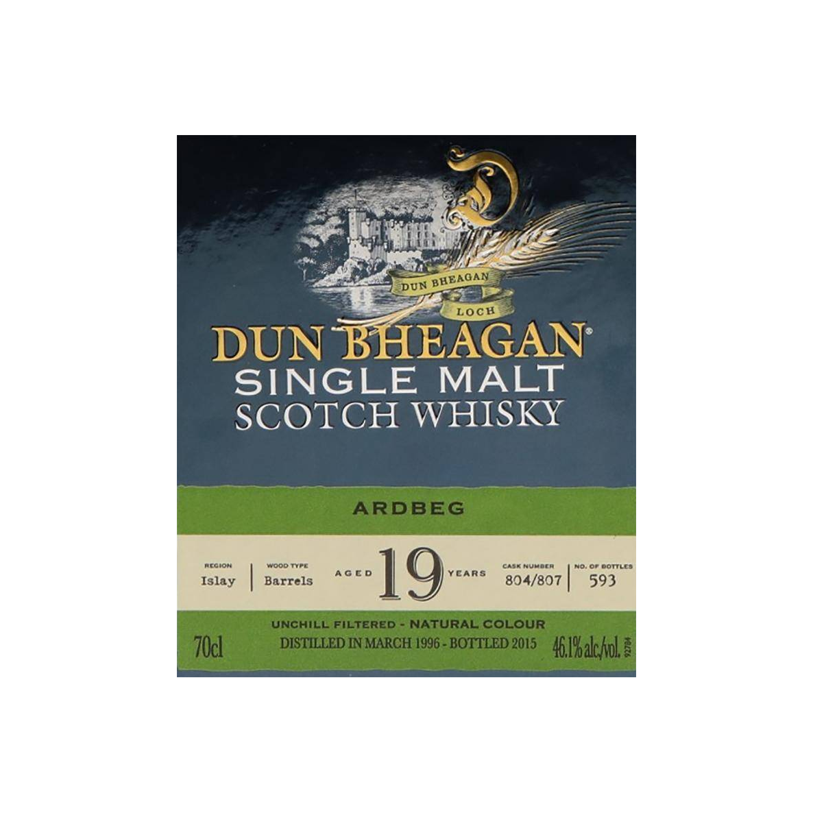 Ardbeg 1996 19 Years Single Malt Whisky 3