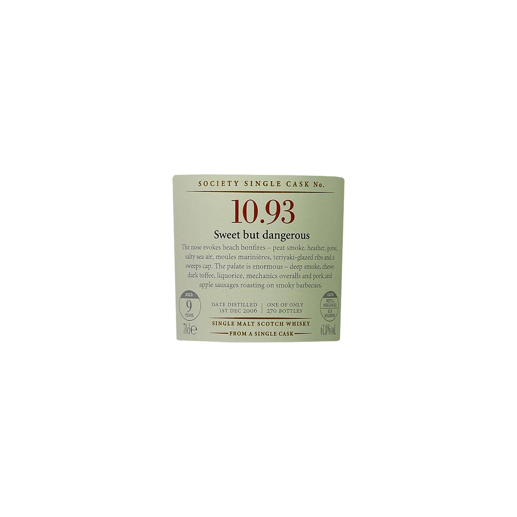 The Scotch Malt Whisky Society 2006 9 Years Single Malt Whisky 2