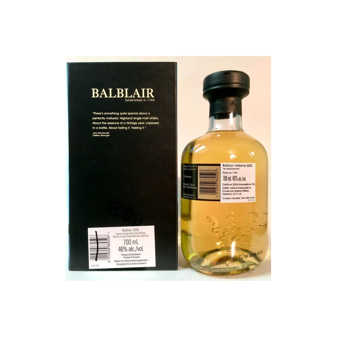 Balblair 2005 11 Years Single Malt Whisky 2
