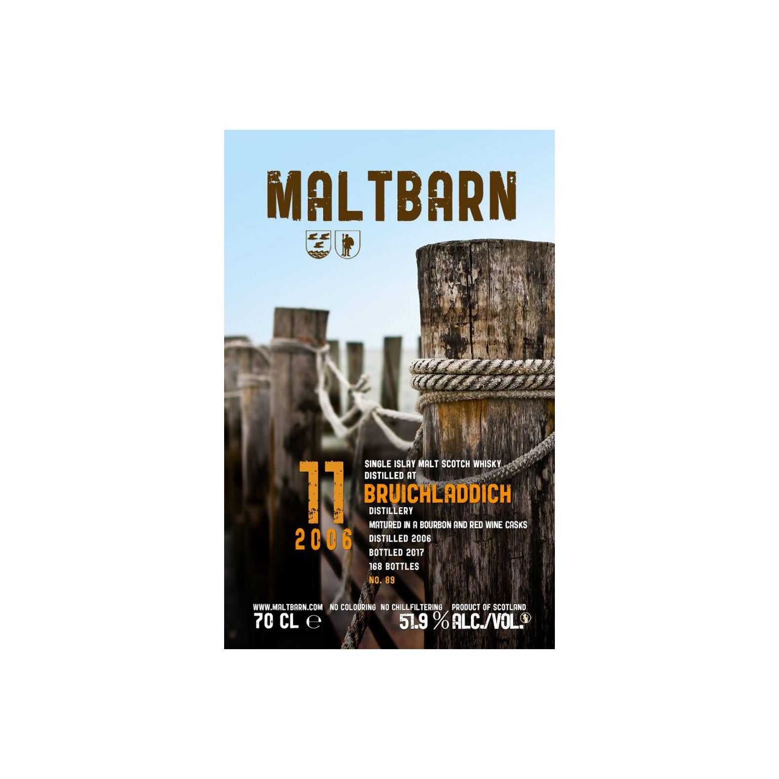 Bruichladdich 2006 11 Years Single Malt Whisky 2