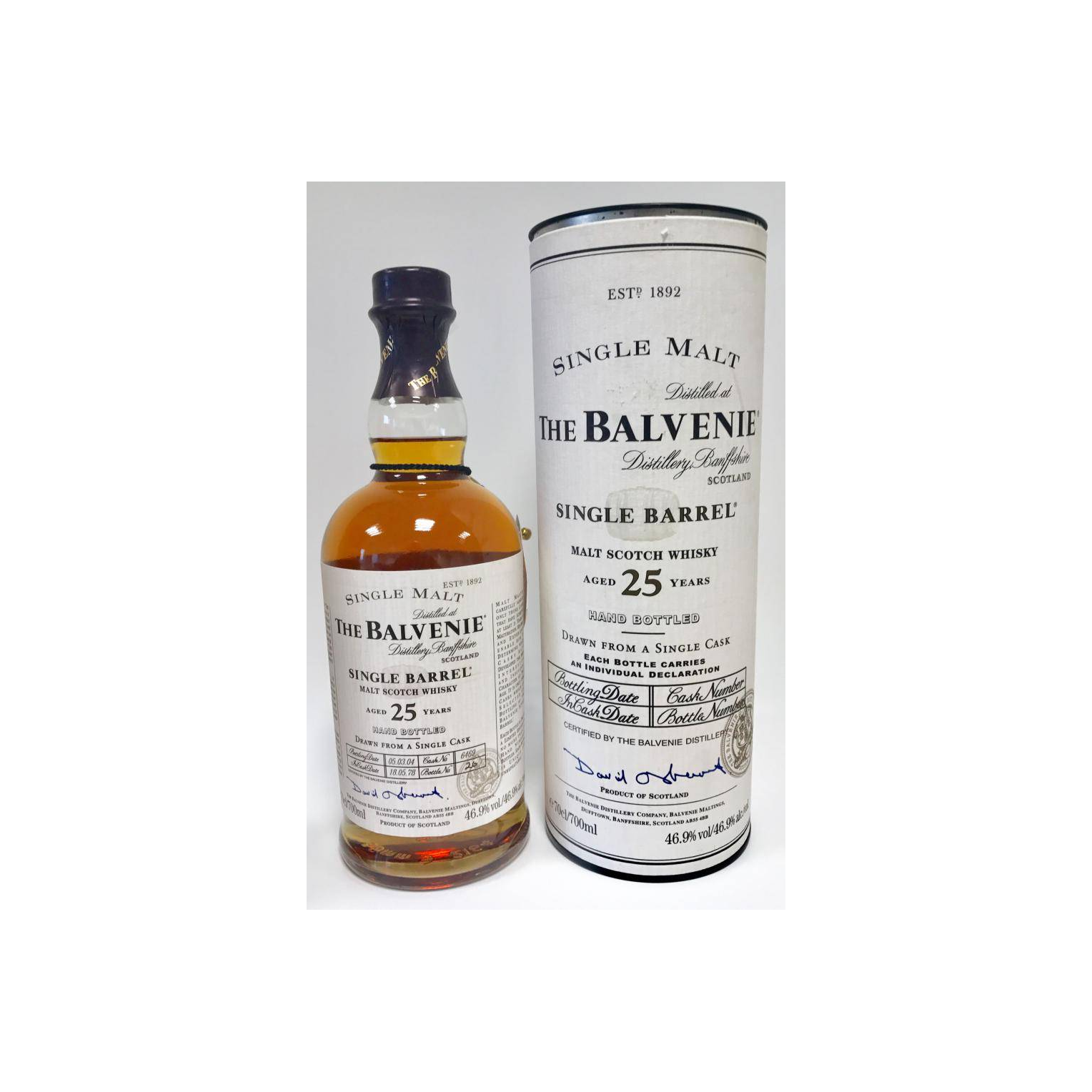 The Balvenie Single Cask 1978 25 Years Single Malt Whisky 2