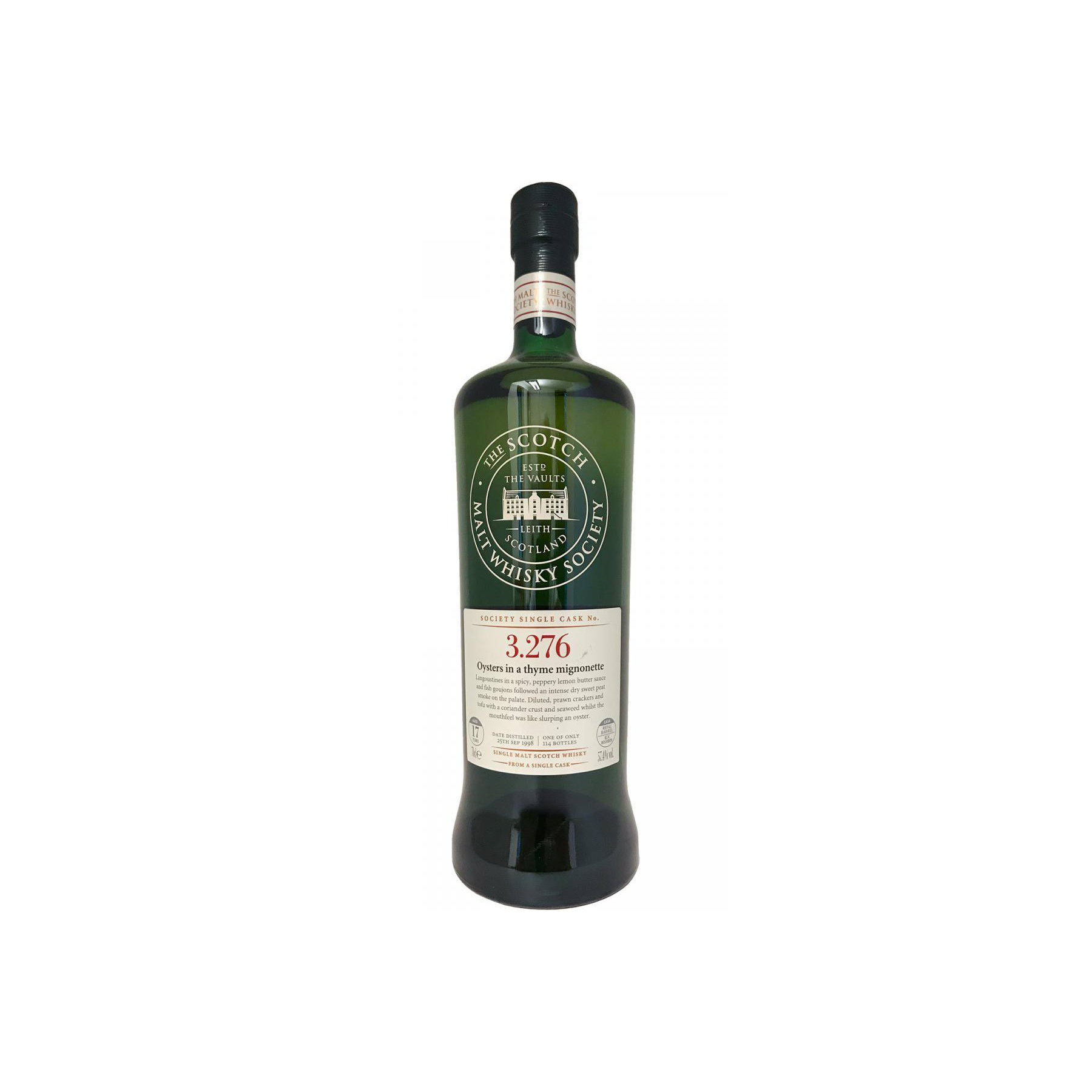 The Scotch Malt Whisky Society 1998 17 Years Single Malt Whisky
