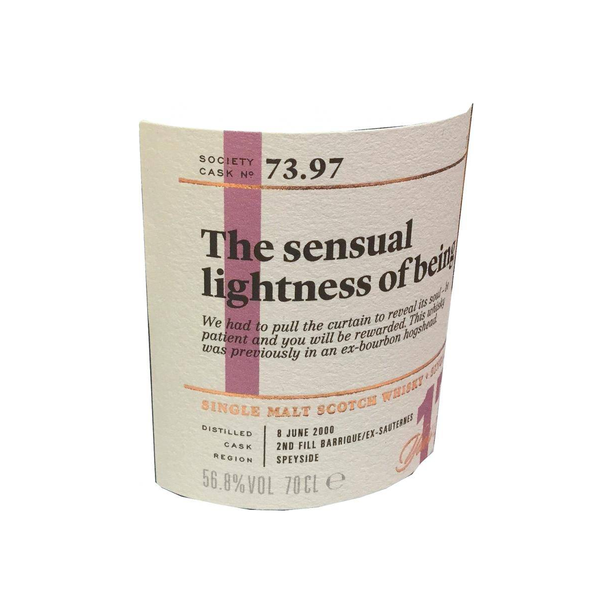 The Scotch Malt Whisky Society 2000 17 Years Single Malt Whisky 3